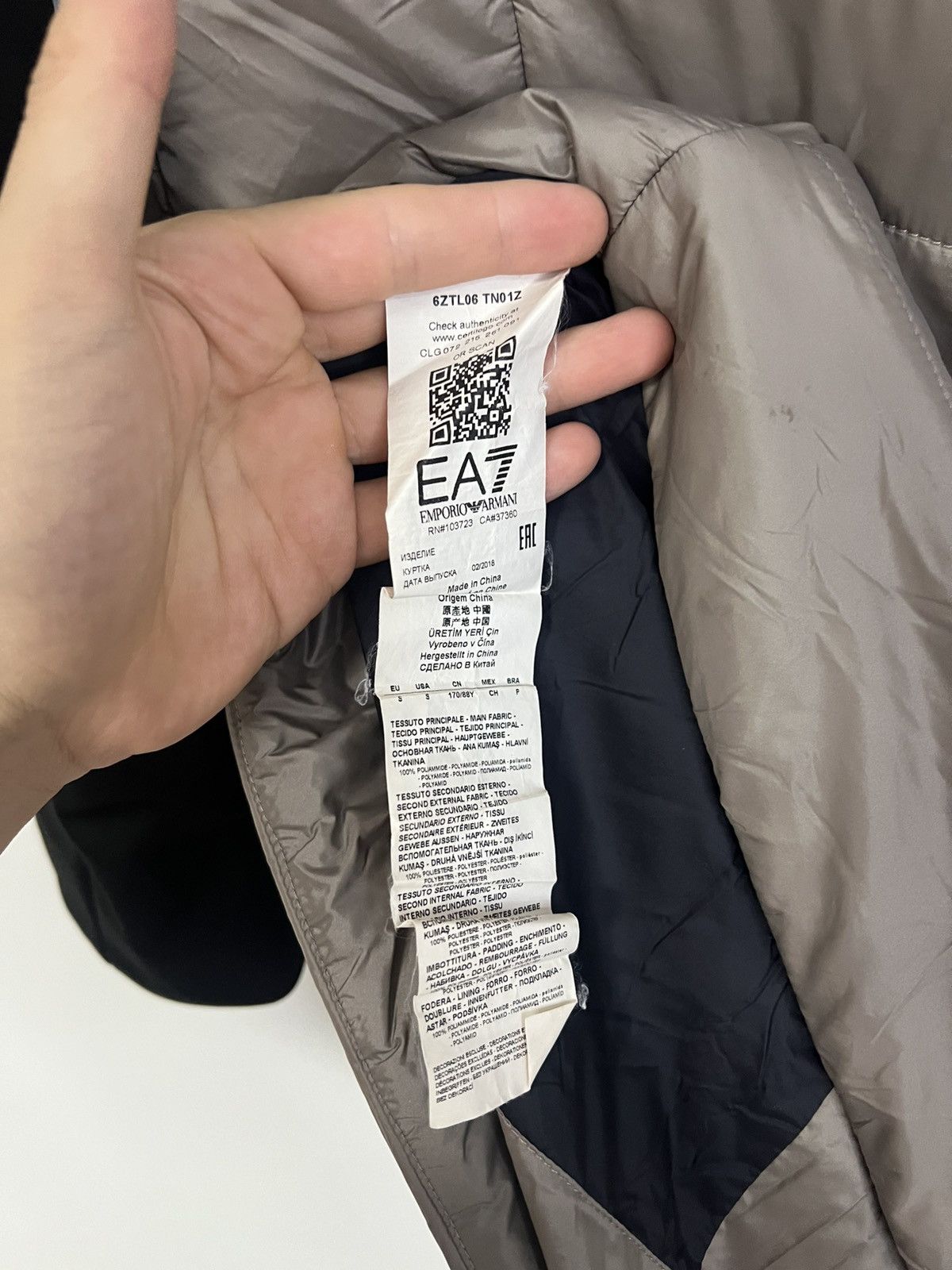 Emporio Armani Emporio Armank EA7 parka s filled coat Size S / US 4 / IT 40 - 2 Thumbnail