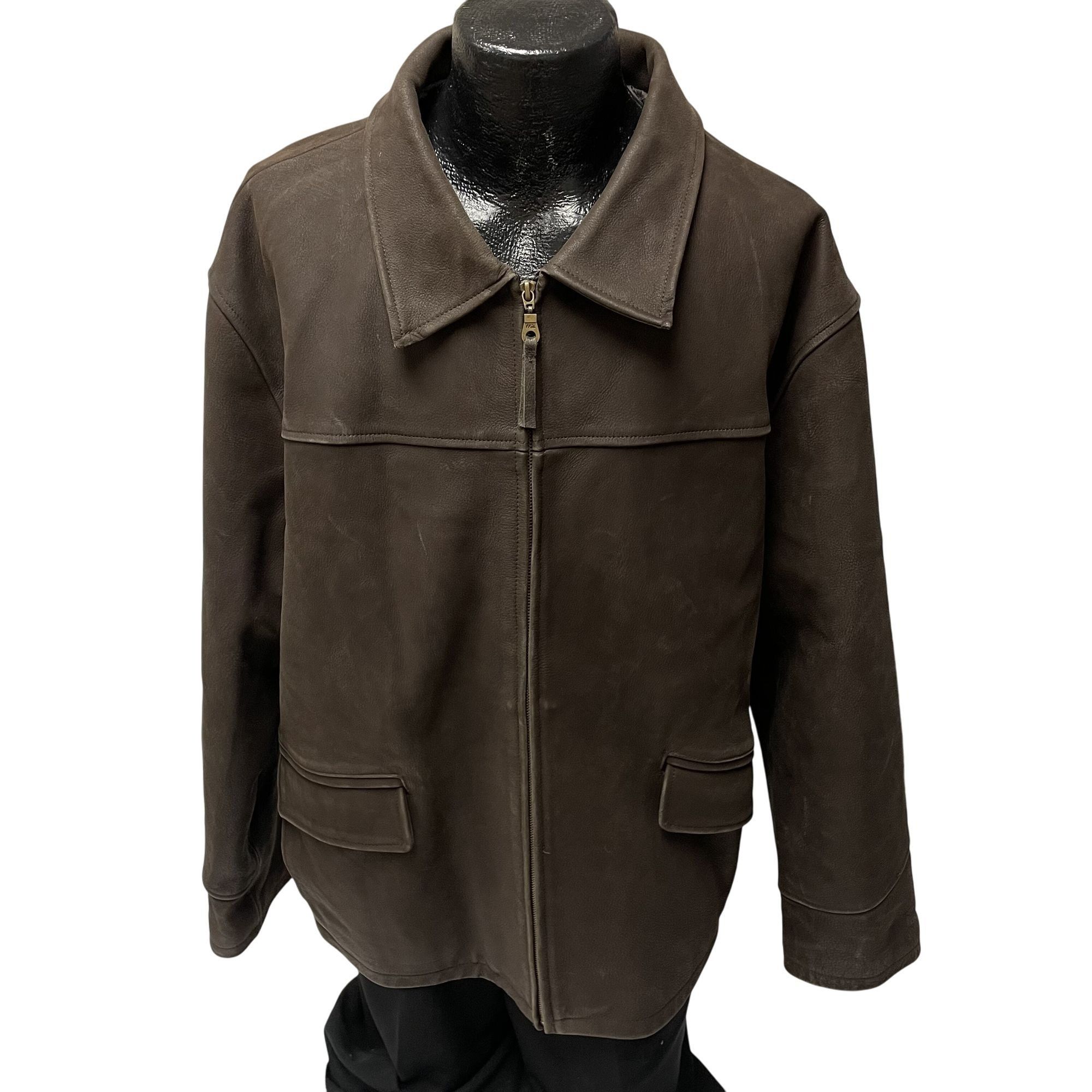 Cherokee Vtg Cherokee ULTRA SOFT Leather Coat Casual Jacket Size US XXL / EU 58 / 5 - 1 Thumbnail