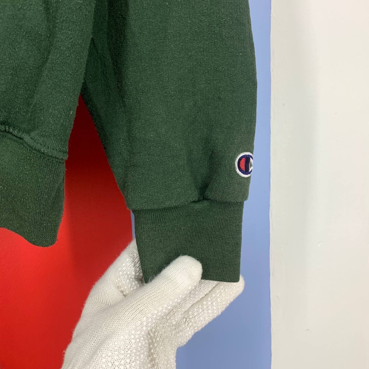 Champion Y2K Vintage CHAMPION Hoodie Pullover #2527/O Size US L / EU 52-54 / 3 - 3 Thumbnail