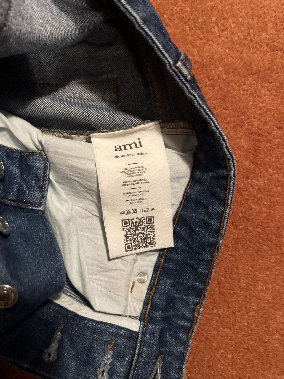 AMI AMI Tapered Fit Jeans Size US 31 - 5 Thumbnail