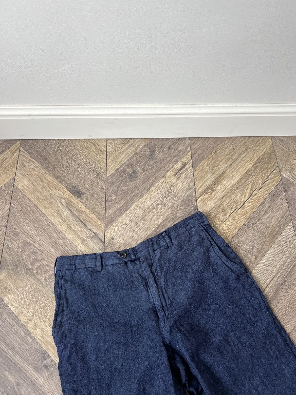 Pal Zileri Vintage Pal Zileri Classic Wool Linen Pants Size US 32 / EU 48 - 5 Thumbnail