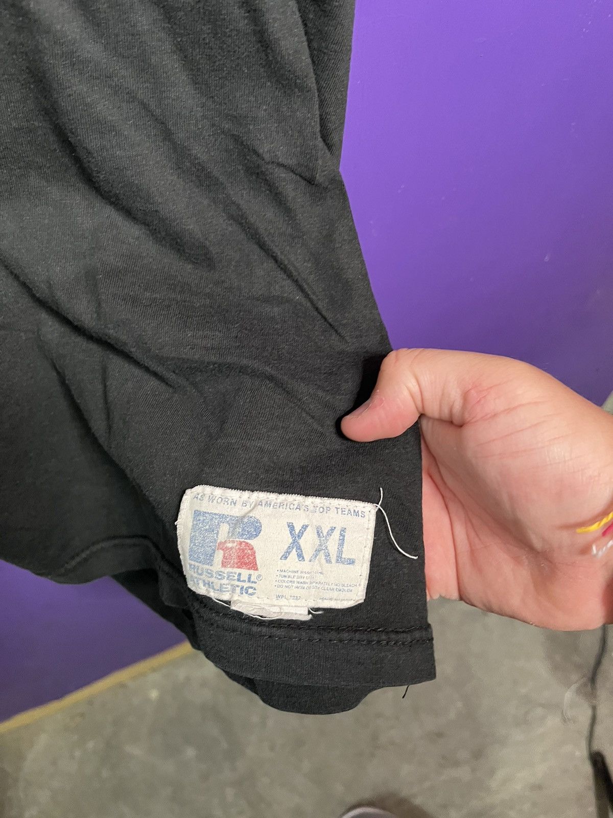 Russell Athletic × Vintage Vintage 80s Russell Georgia tech jersey shirt Size US XL / EU 56 / 4 - 4 Thumbnail