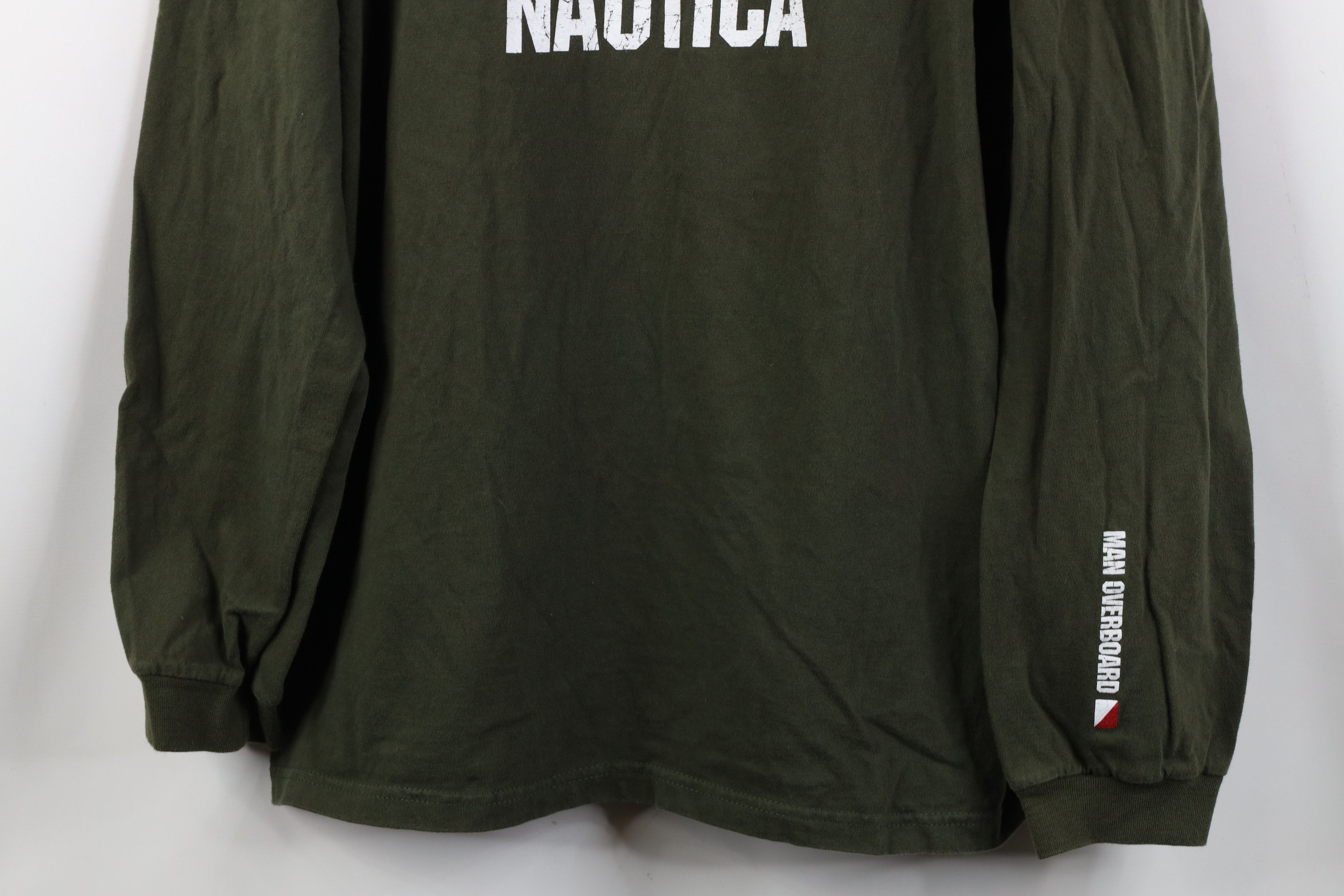 Nautica Vintage 90s Nautica Sailing Overboard Long Sleeve T-Shirt Size US XL / EU 56 / 4 - 3 Thumbnail