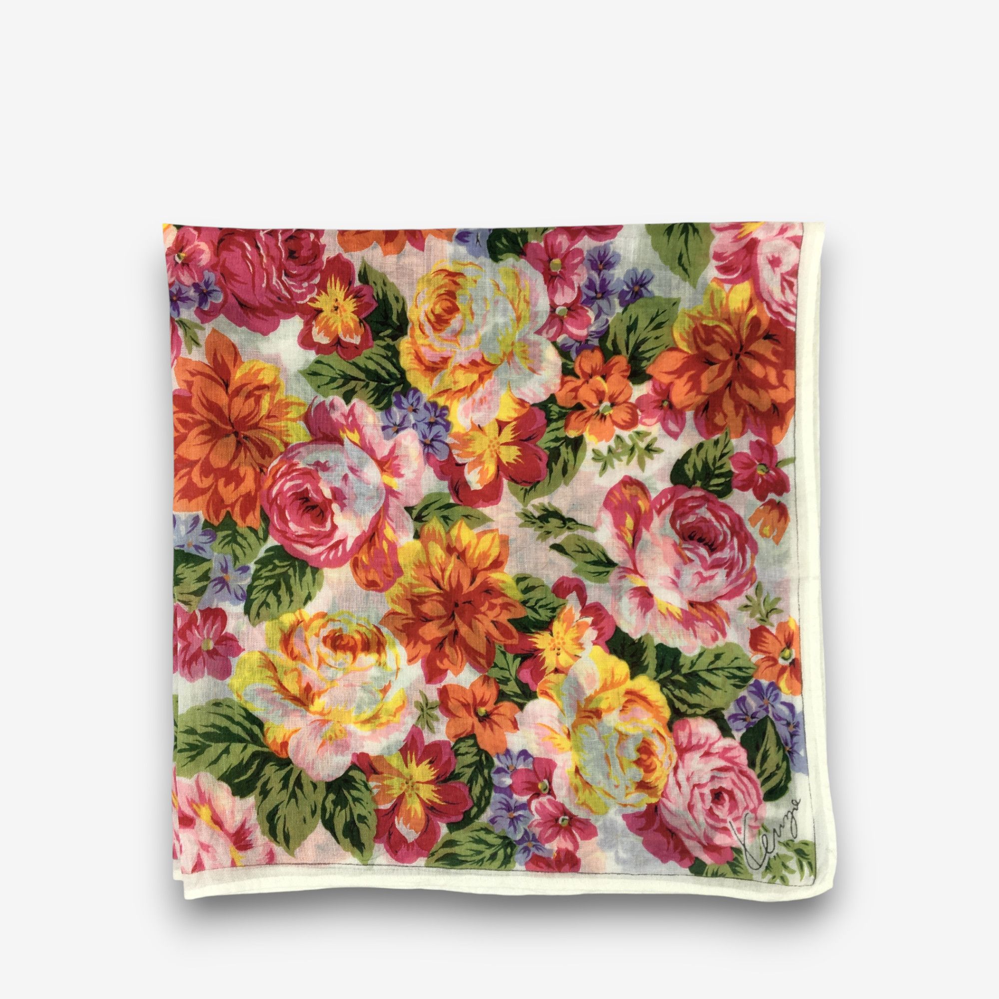 Kenzo Vintage Kenzo Handkerchief Pocket Square Bandana Size ONE SIZE - 4 Thumbnail