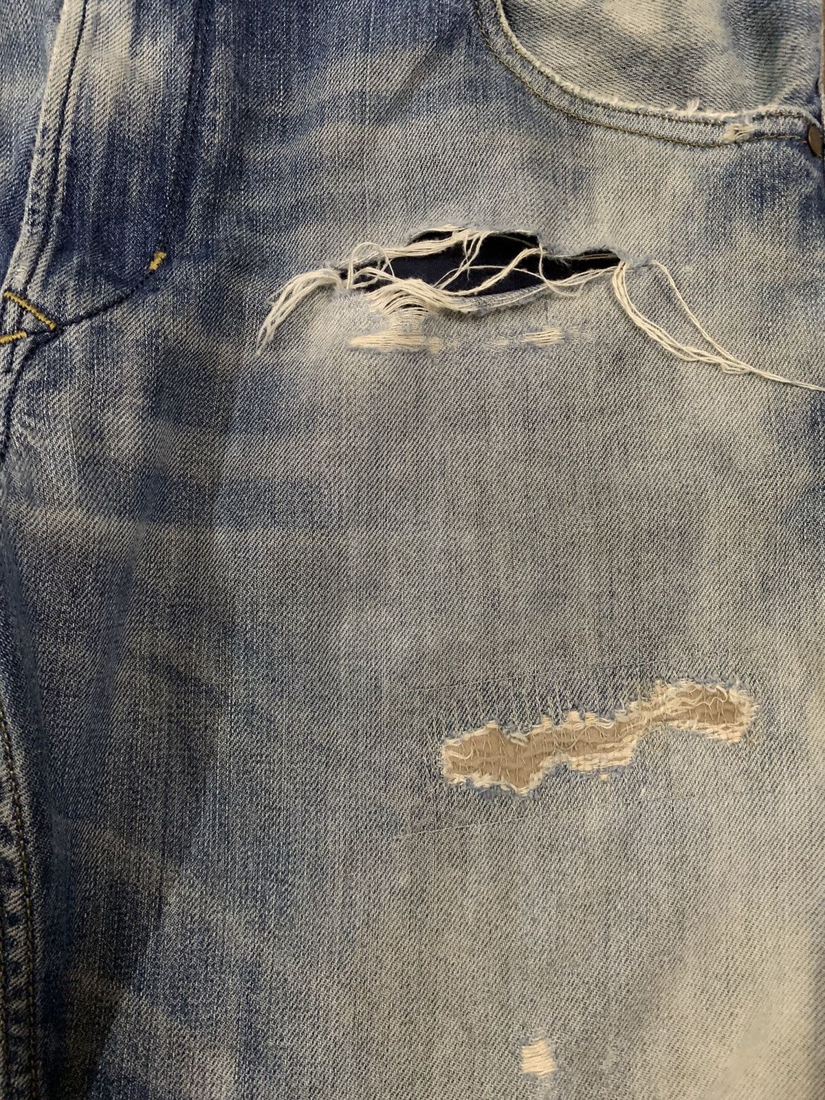 Diesel Diesel Industry Krayver Acid Wash Distressed Grunge Jeans Size US 32 / EU 48 - 8 Thumbnail