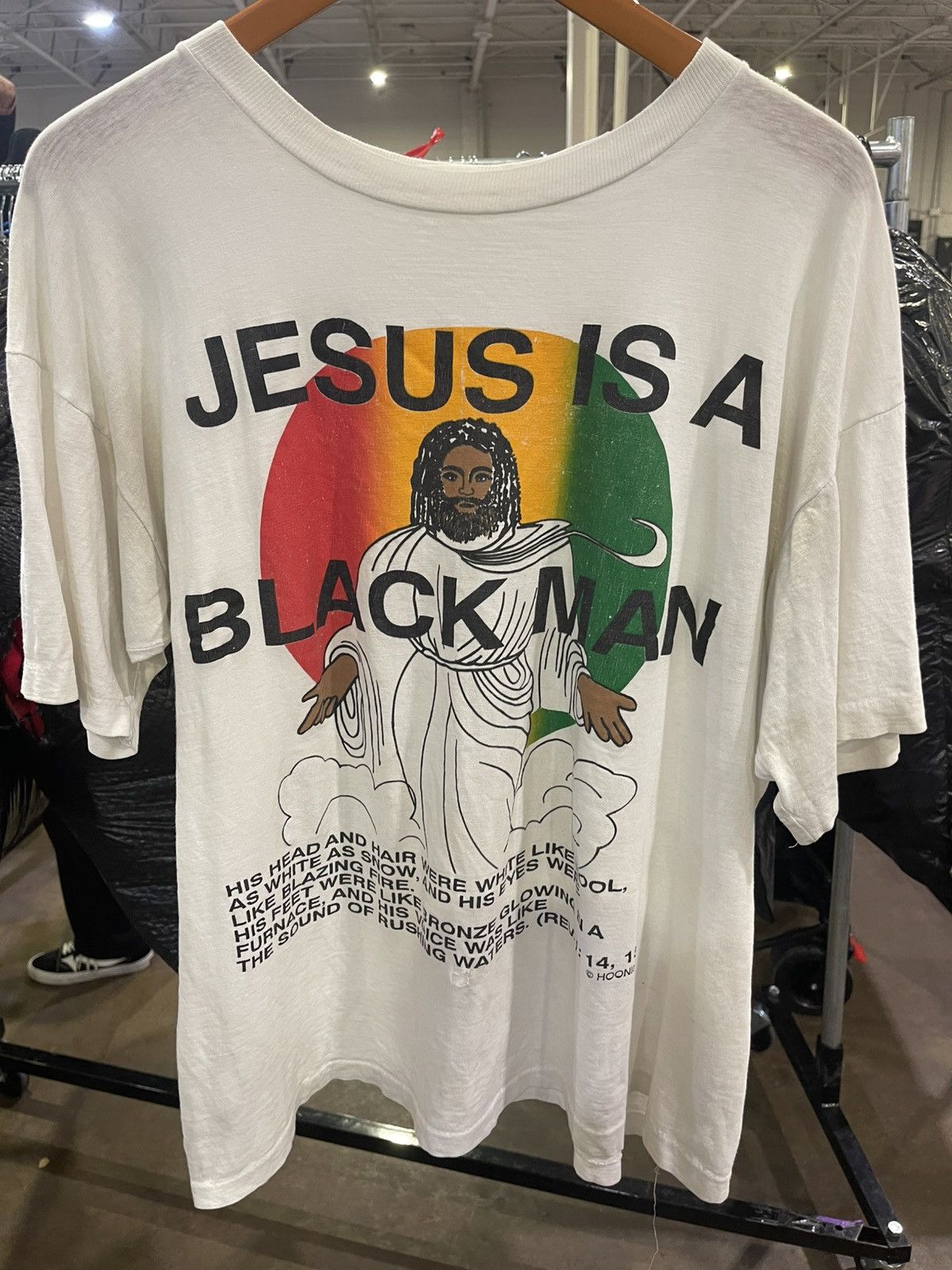 Vintage Vintage 90's 'Jesus Is A Black Man' Tee | Grailed