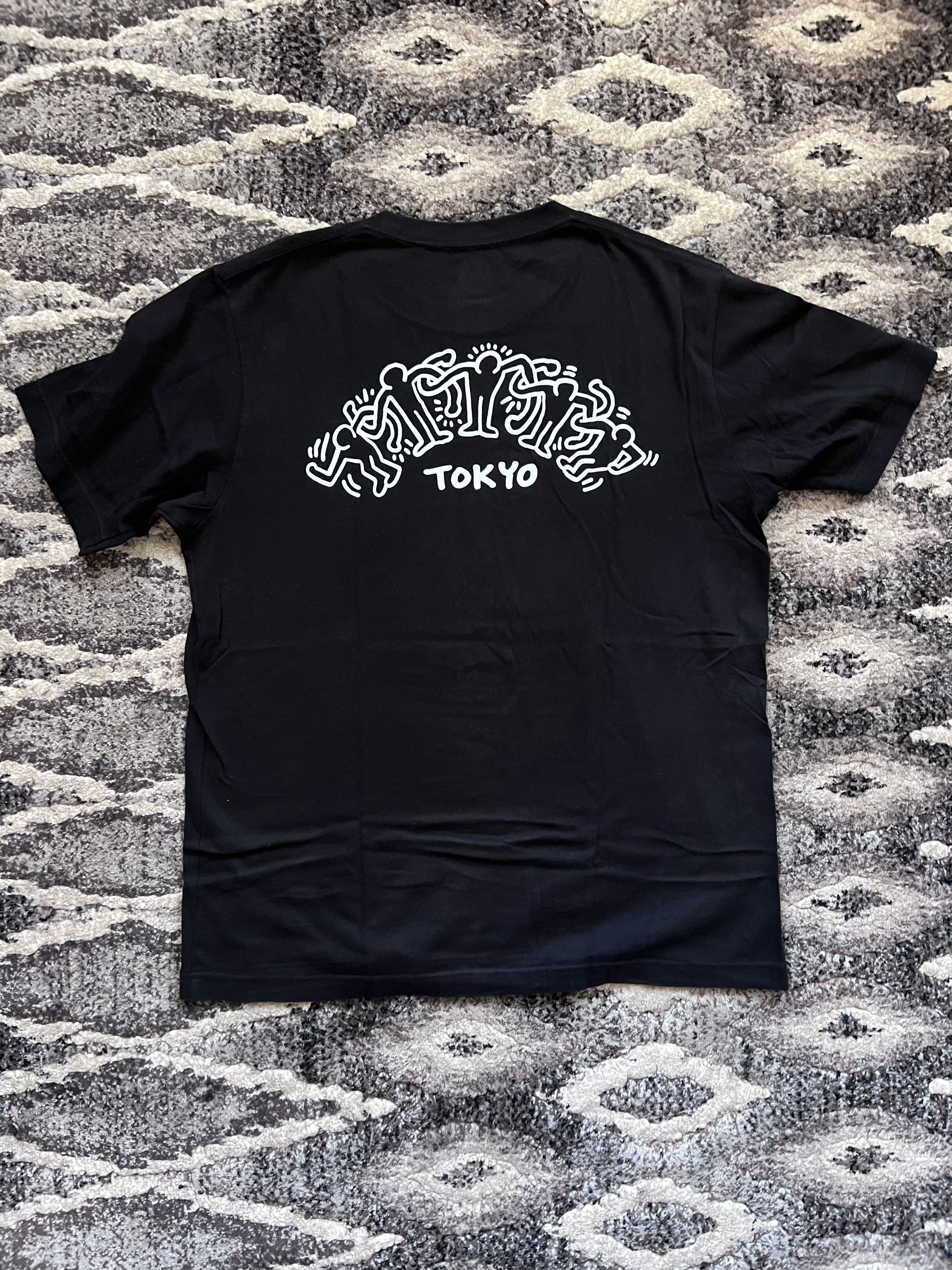 Uniqlo UNIQLO x Keith Haring "Tokyo" T-shirt in Black Size US M / EU 48-50 / 2 - 1 Thumbnail