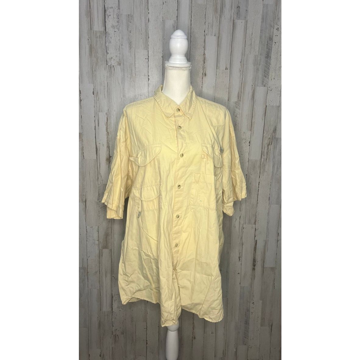 Columbia Columbia PFG Bahama II Men's 2XL Yellow Shirt Casual Size US XXL / EU 58 / 5 - 1 Thumbnail
