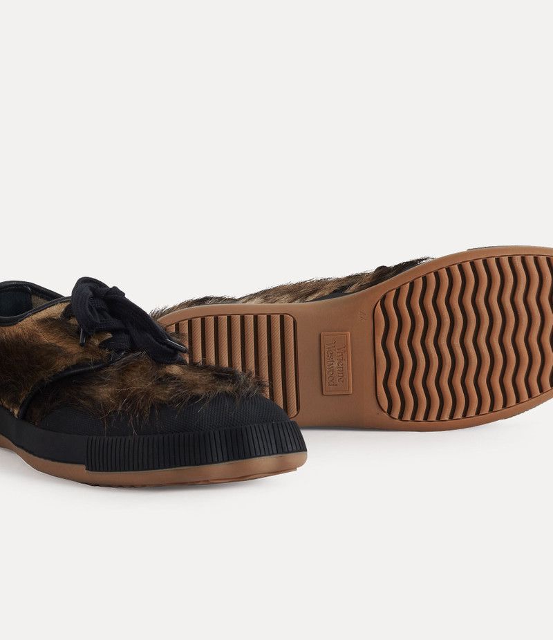 Vivienne Westwood o1srvl11e0326 Low Top Animal Gym Derby Shoes in Brown Size US 9 / EU 42 - 5 Thumbnail