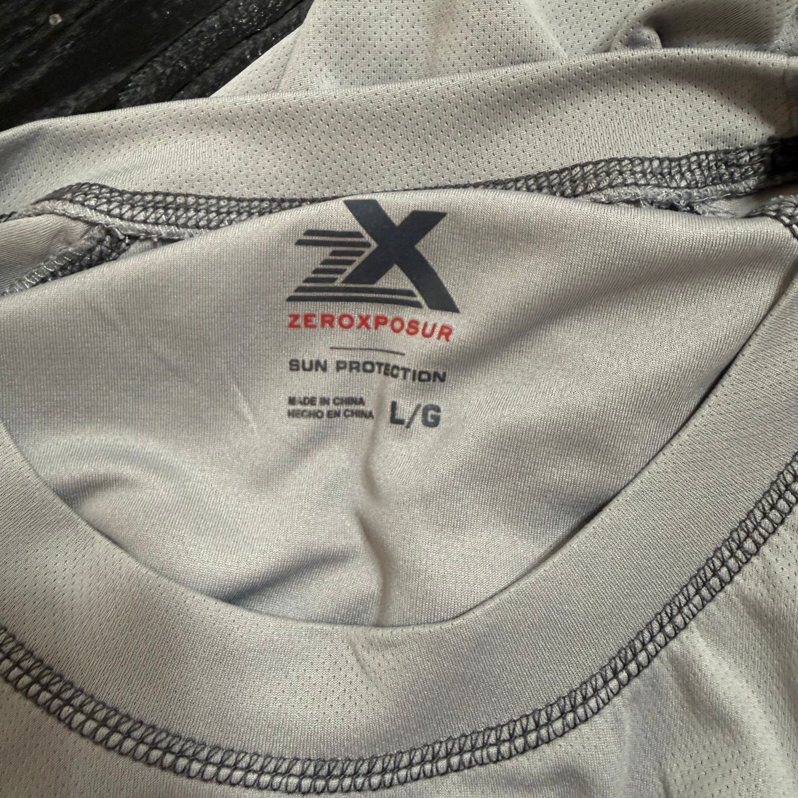 ZeroXposur X ZeroXposur Slate Gray Performance T-Shirt | Sz L Size US L / EU 52-54 / 3 - 5 Thumbnail