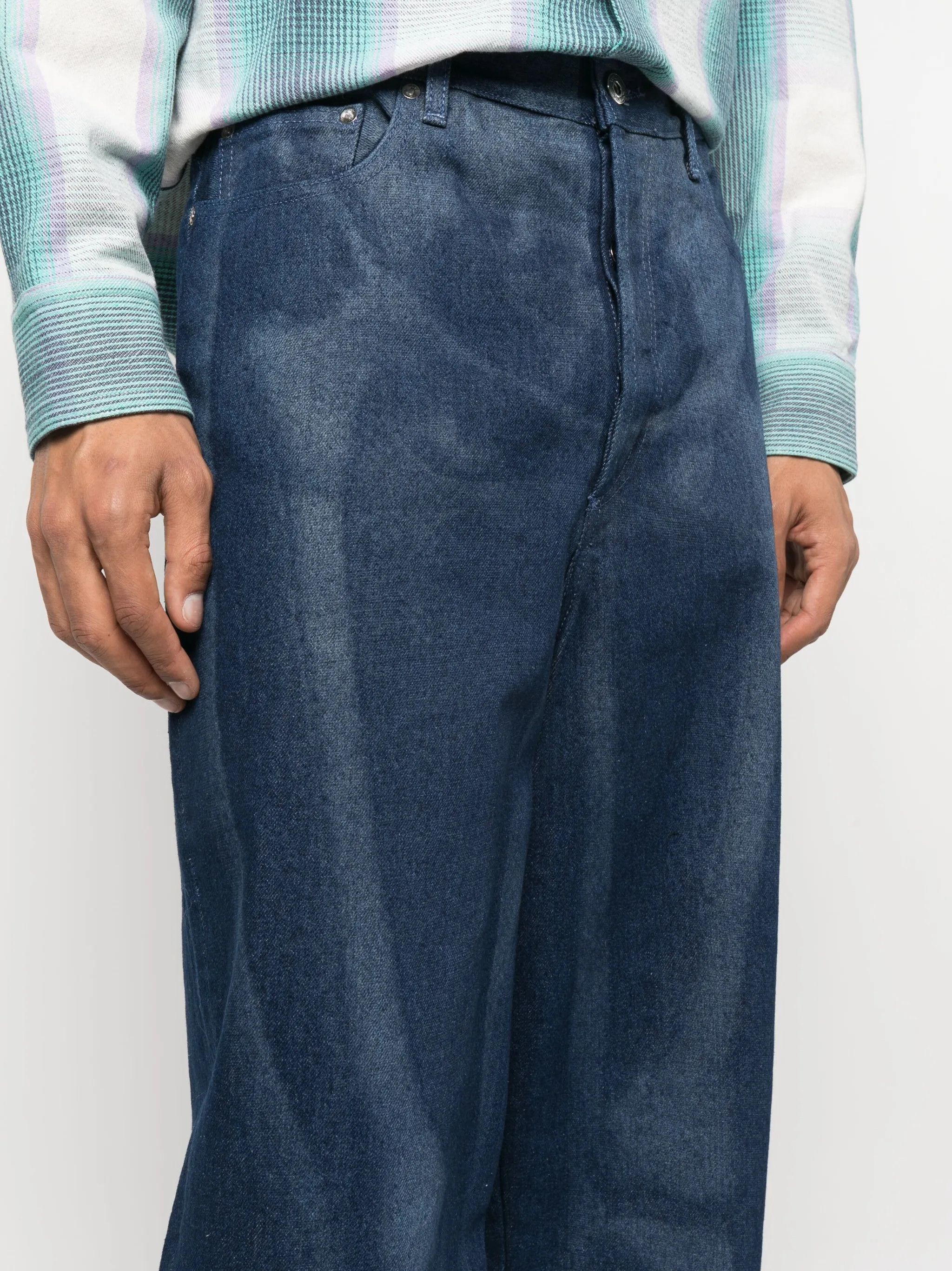 Off-White o1y0225 Denim Short in Blue Size US 32 / EU 48 - 2 Thumbnail