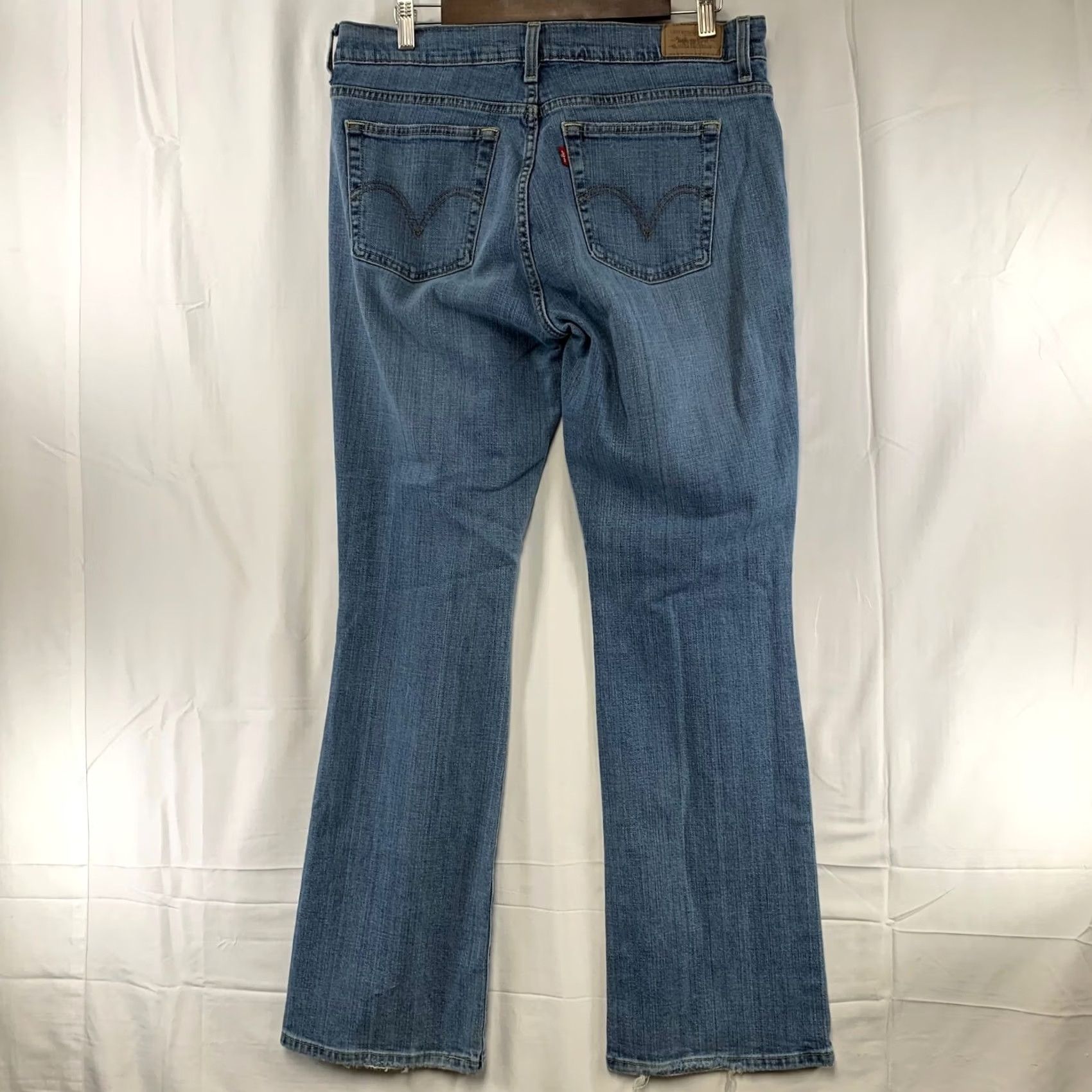 Levi's VINTAGE Levi'S Jeans Womens 14 Blue Boot Cut Denim Mid Rise Y2K Size 36" / US 14 / IT 50 - 4 Thumbnail