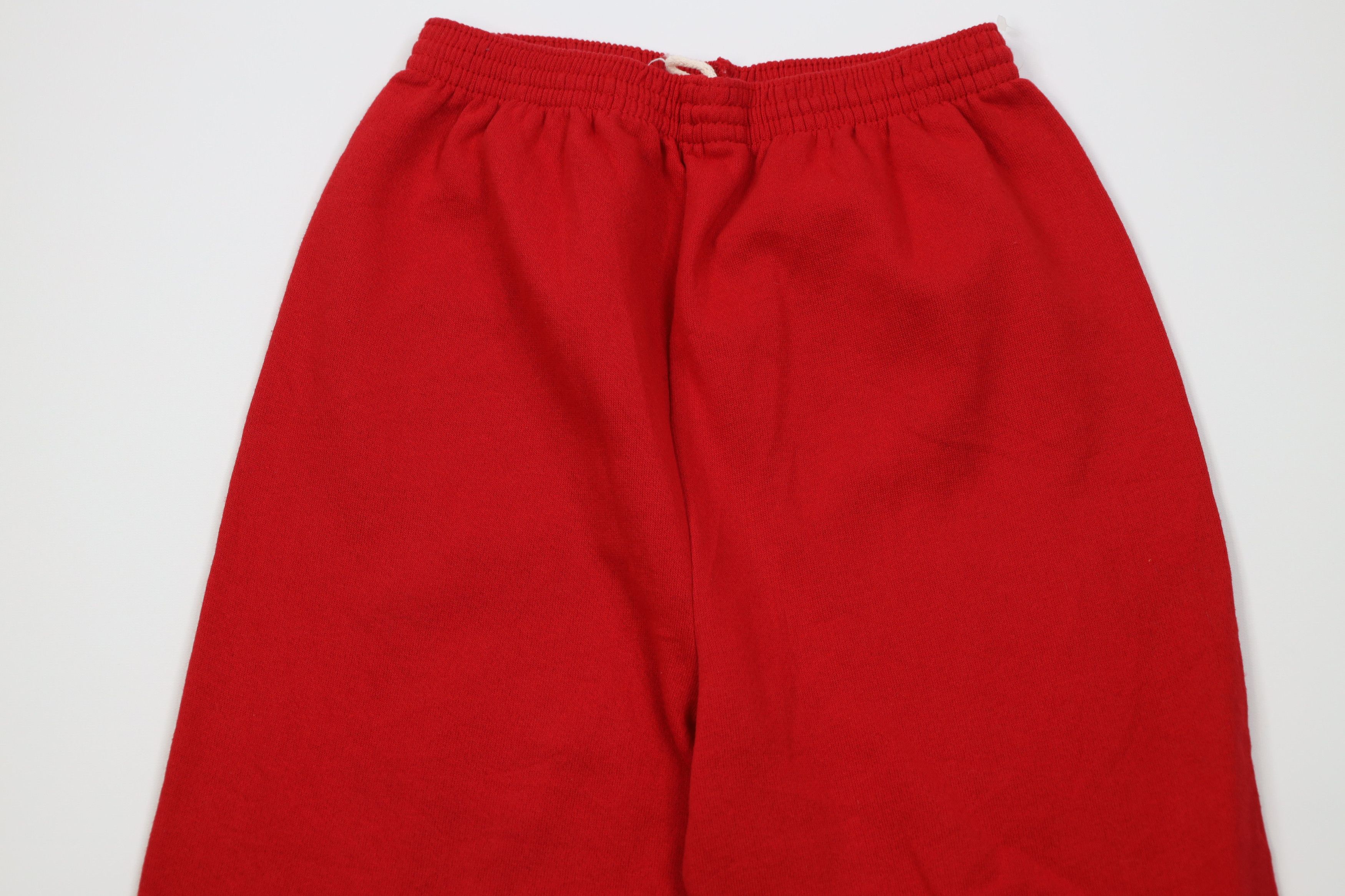Vintage Deadstock Vintage 90s Streetwear Sweatpants Joggers Red USA Size US 34 / EU 50 - 2 Thumbnail