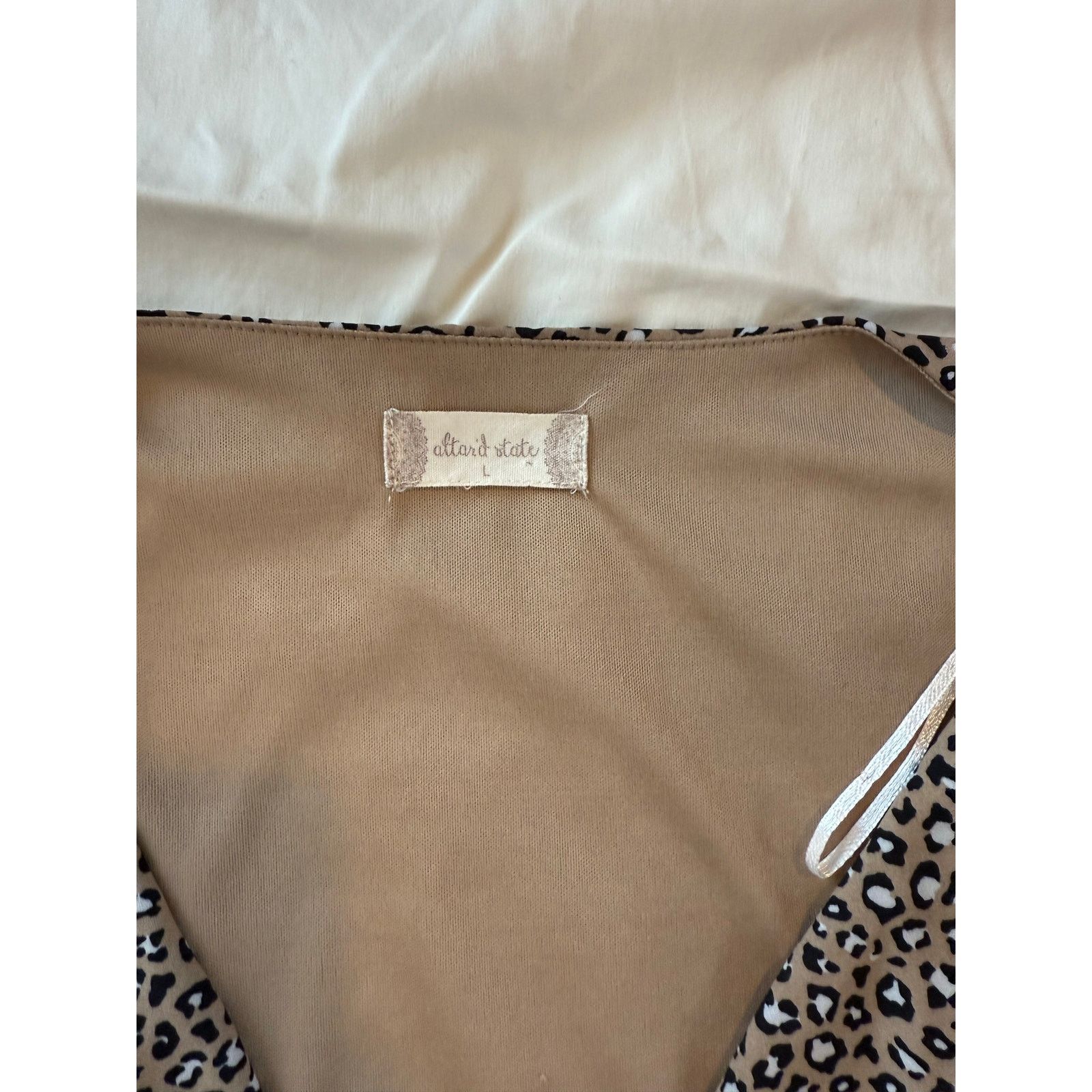 Chicos Altar'd State Leopard Print Dress, Sz Large Size L / US 10 / IT 46 - 5 Thumbnail
