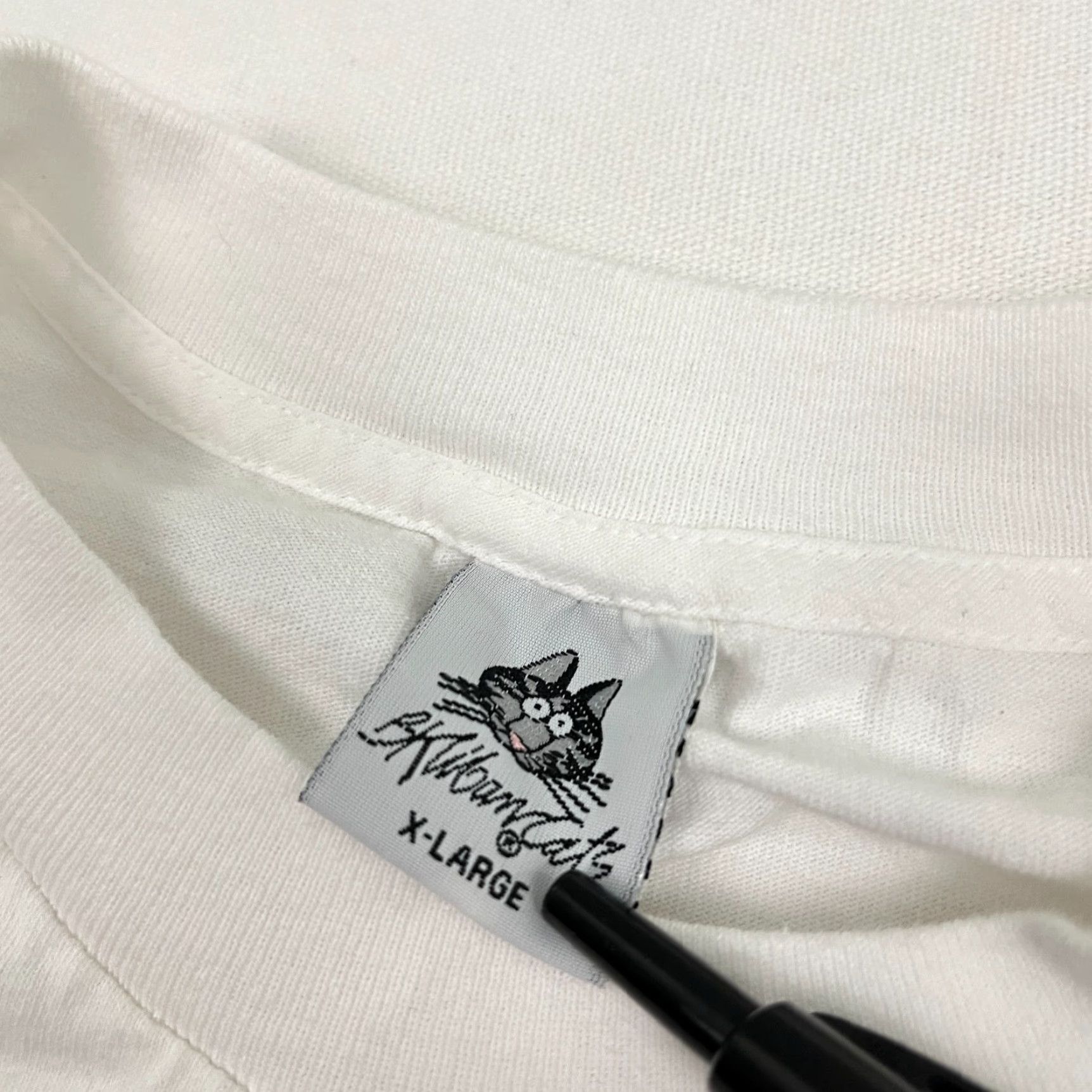 Vintage VINTAGE B Kliban Cat Shirt Mens XL White Double-Sided Graphic Logo Cat Size US XL / EU 56 / 4 - 4 Thumbnail