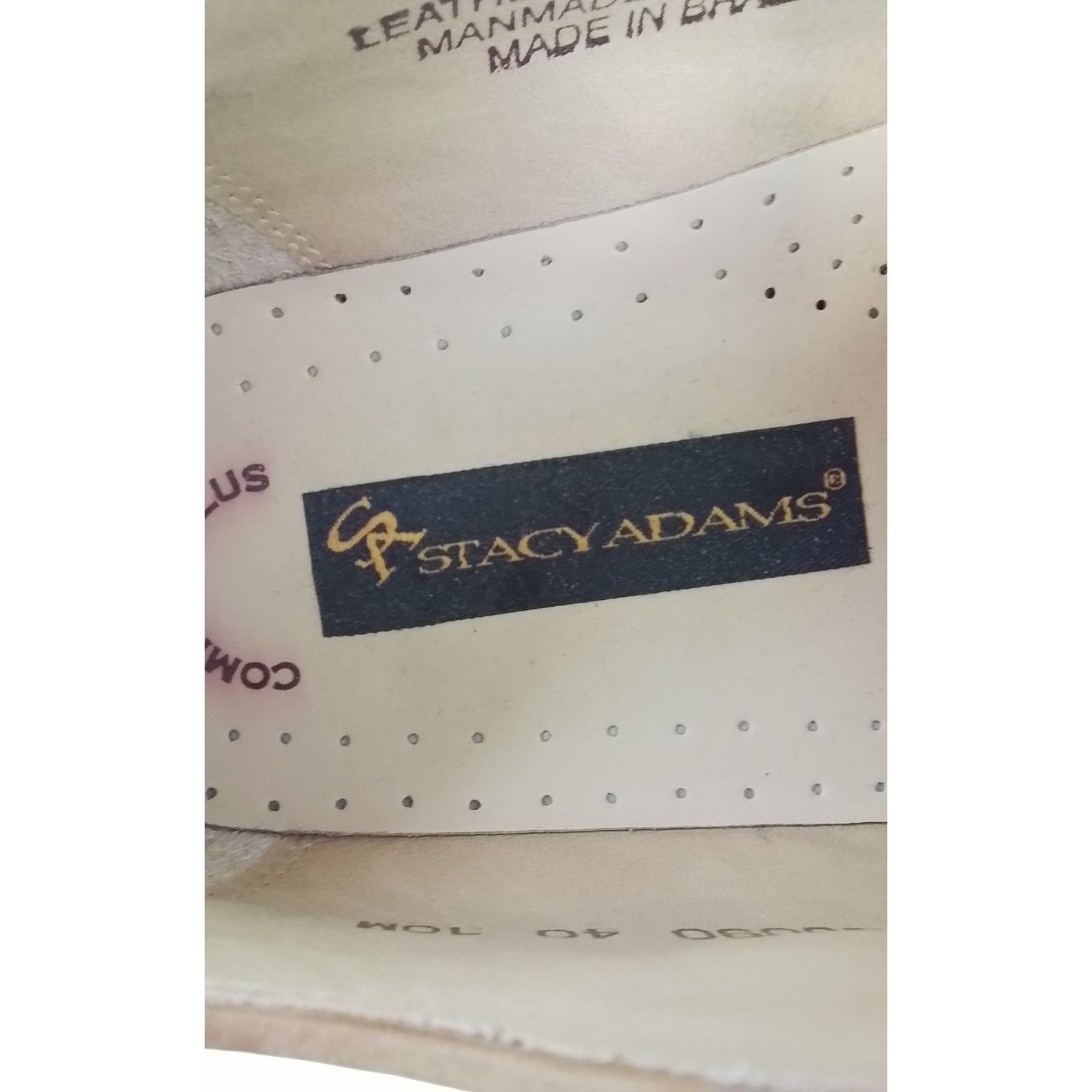 Stacy Adams Stacy Adams Dress Shoes Men's 10M Brown Lace Up Size US 10 / EU 43 - 14 Thumbnail