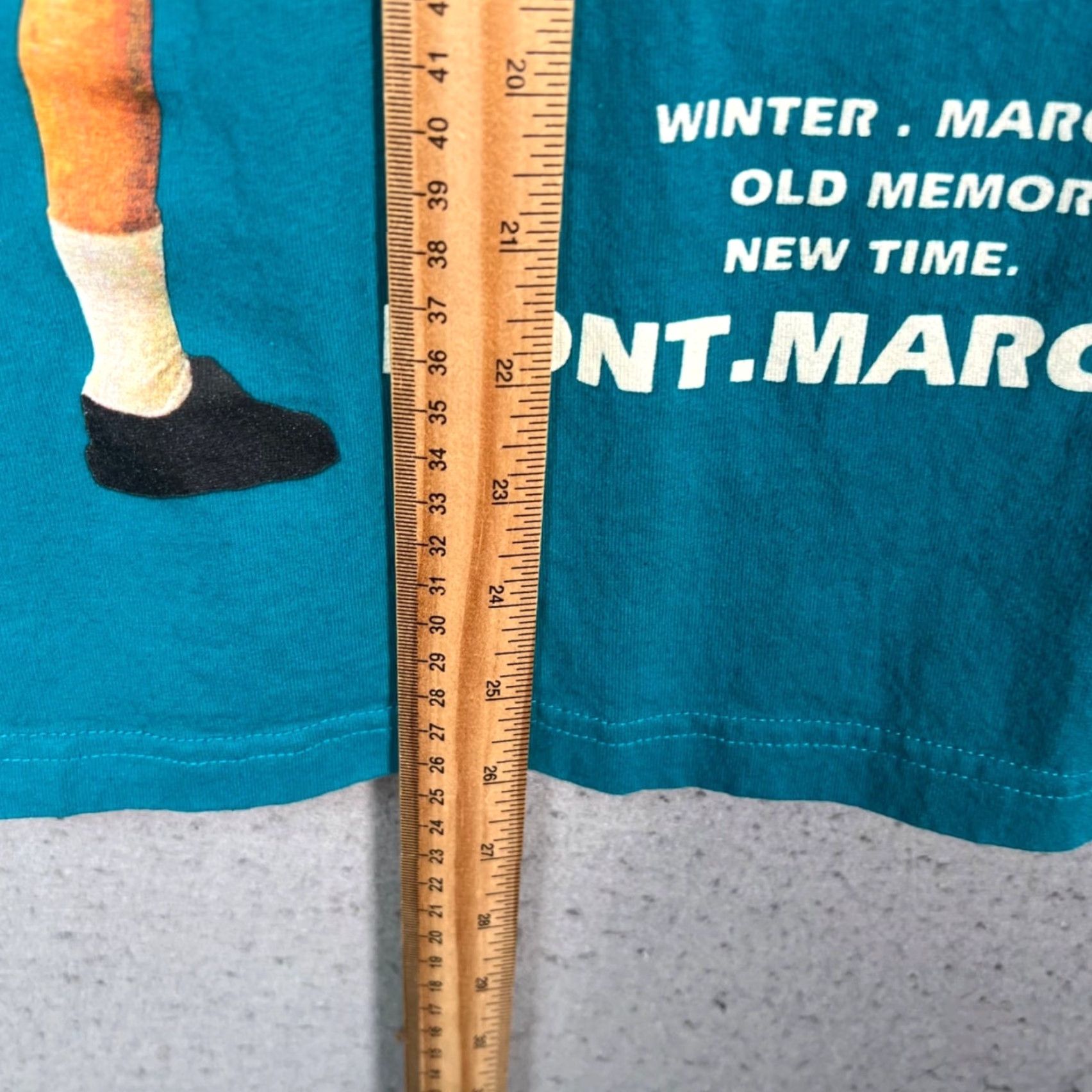 Vintage Aelfric Eden Mens T-Shirt Graphic Print Crew Neck Short Sleeve Teal Blue 2010-2019 Regular Size M Shirt Mens Size US M / EU 48-50 / 2 - 7 Thumbnail