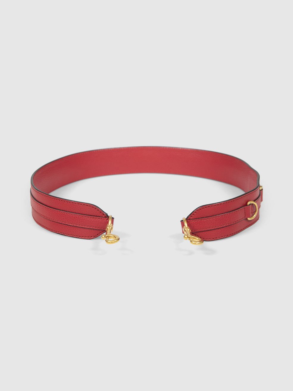 Mulberry Red Leather Bag Strap Size ONE SIZE - 1 Thumbnail