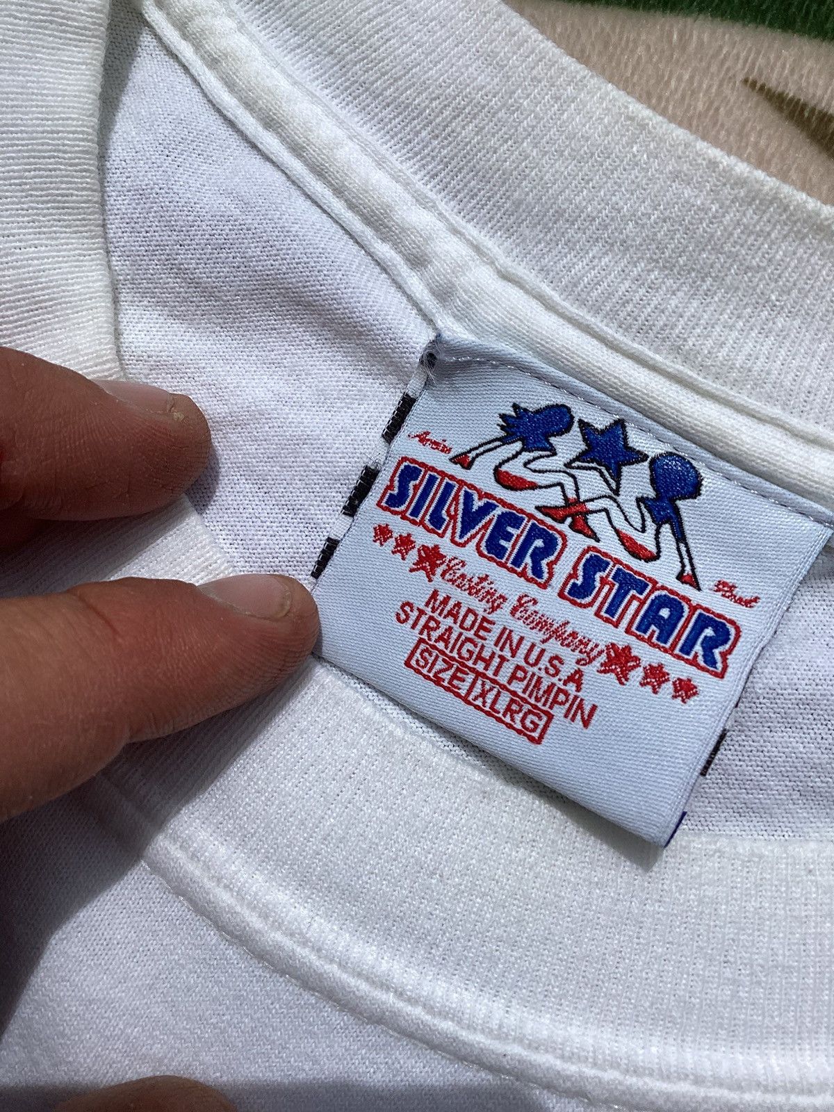 Other × Vintage Vintage 90s silver star casting company USA made XL T-shirt Size US XL / EU 56 / 4 - 5 Thumbnail