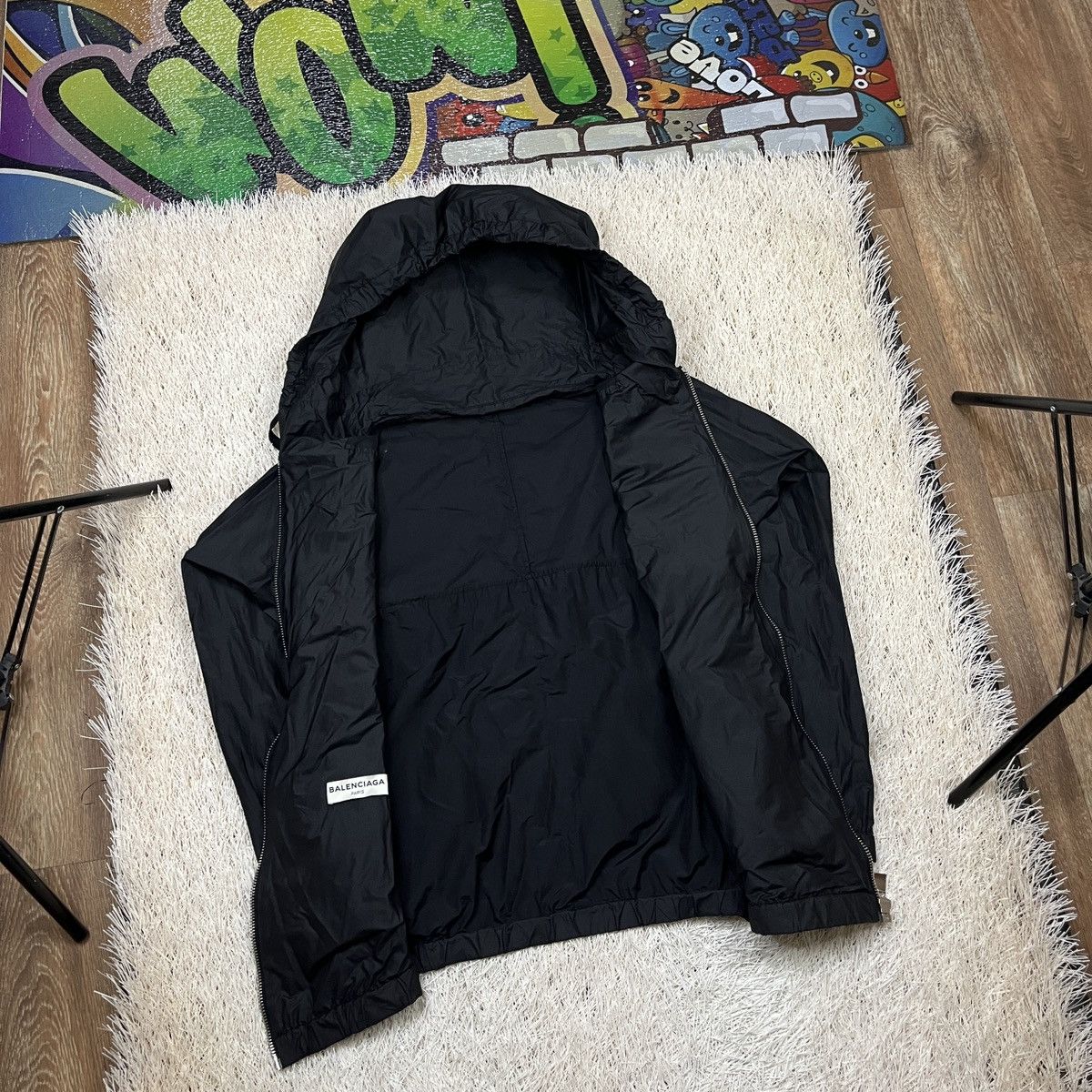 Balenciaga BALENCIAGA jacket Multi Zip SS15 Hoodie men’s black Size US L / EU 52-54 / 3 - 3 Thumbnail