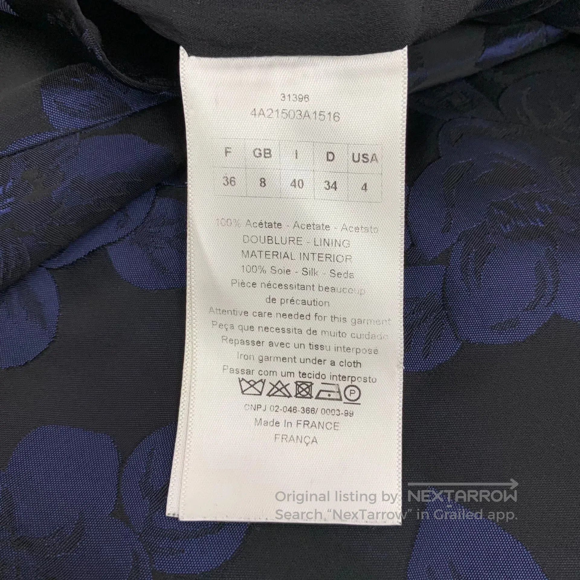 Dior christian dior floral print short sleeve dress. Size M / US 6-8 / IT 42-44 - 6 Thumbnail