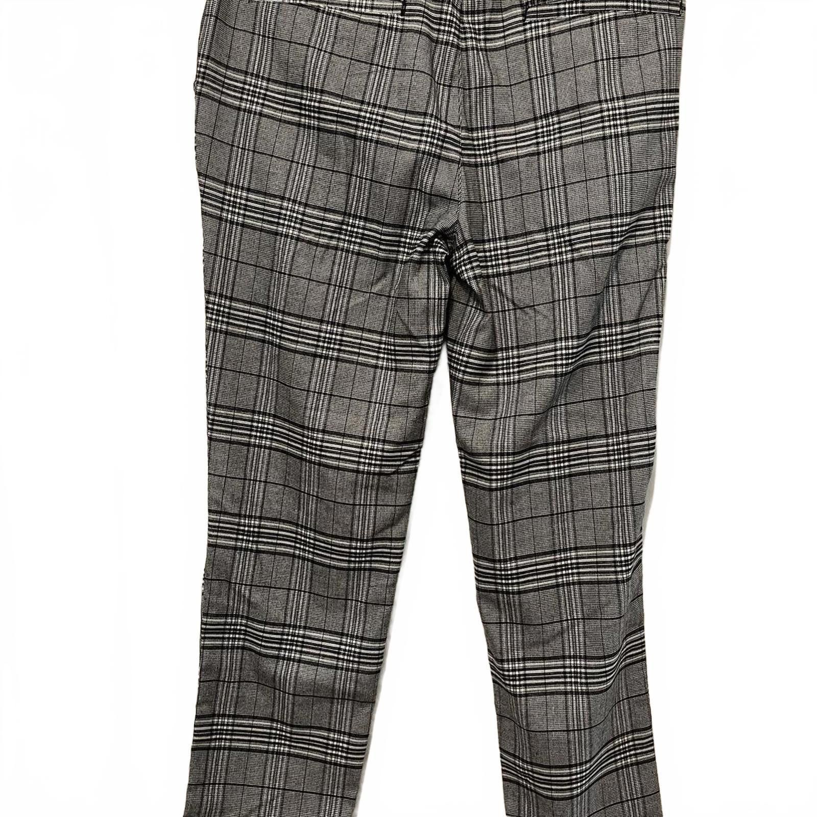 Pacsun PACSUN Slim Chino Pants - Grey Plaid Size US 34 / EU 50 - 3 Thumbnail
