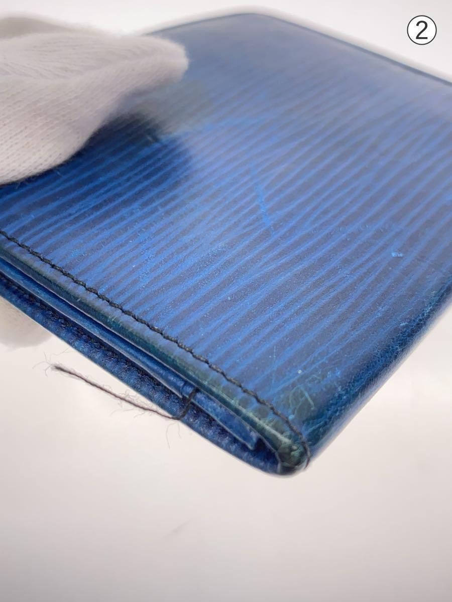 Louis Vuitton Louis Vuitton Coin Case Blue Size ONE SIZE - 6 Thumbnail