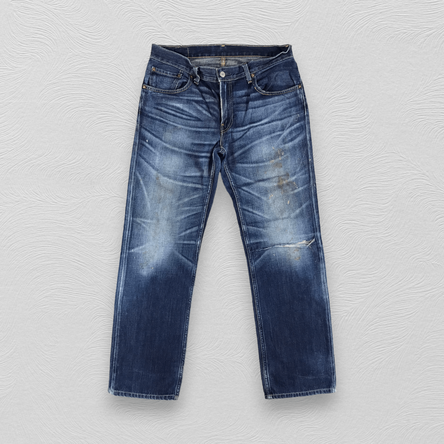 Levi's Vintage Levi's 502 Jeans Faded Blue Denim KJ925 Size US 33 - 1 Thumbnail