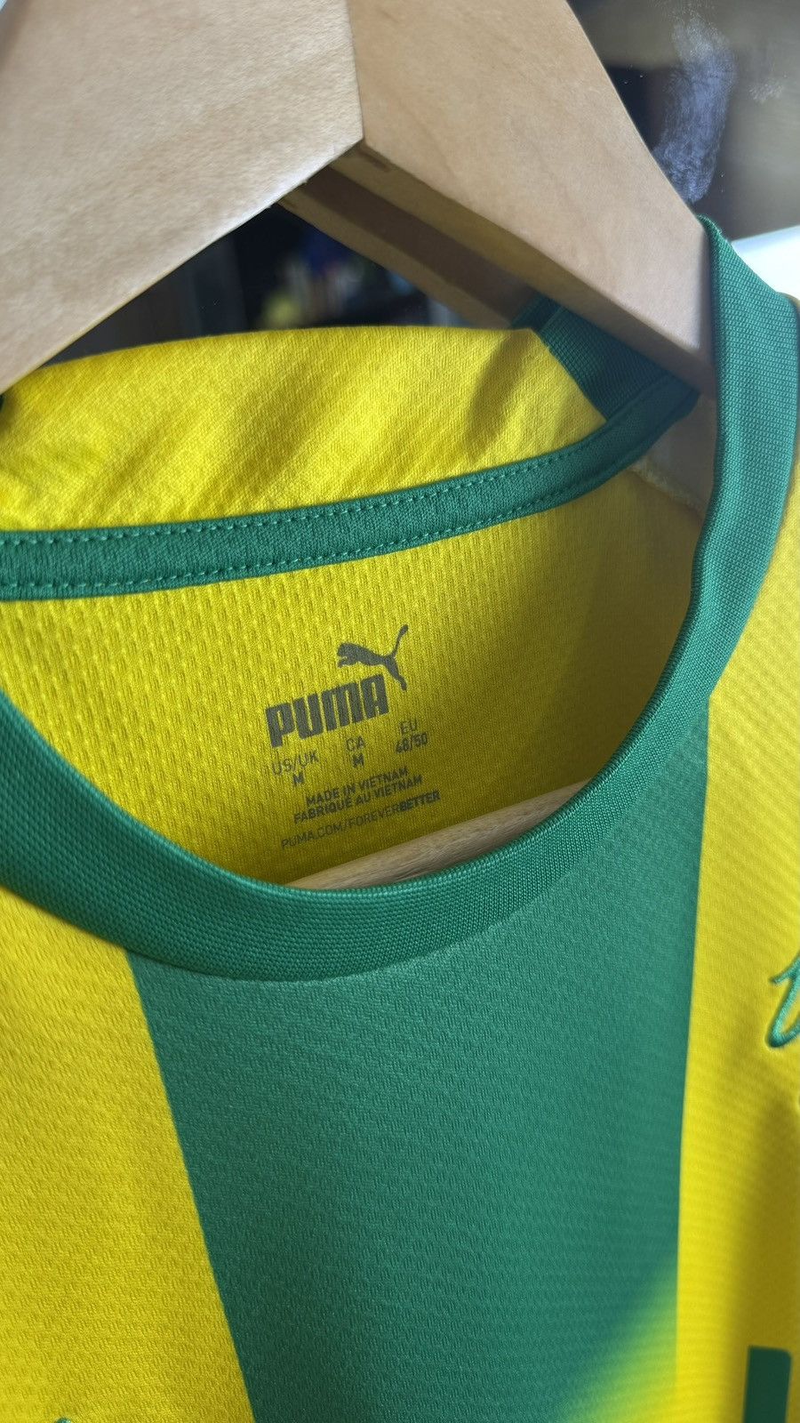 Puma Puma WBA Away Jersey Vibrant Stripes Tech & Embossed Quotes Size US M / EU 48-50 / 2 - 4 Thumbnail