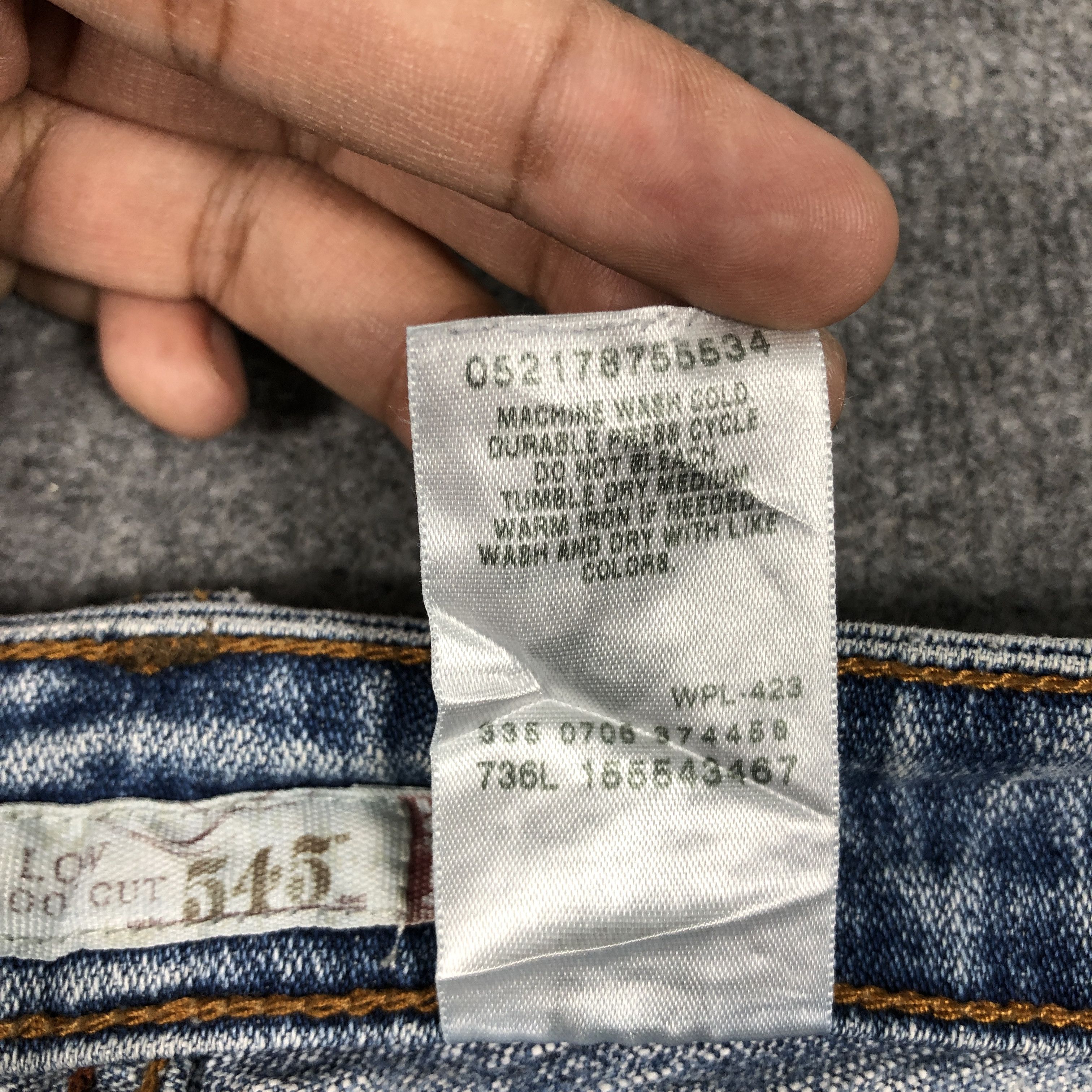 Levi's × Vintage Womens Vintage Levis 545 Jeans Low Boot Cut L1083W Size 34" / US 12 / IT 48 - 11 Thumbnail