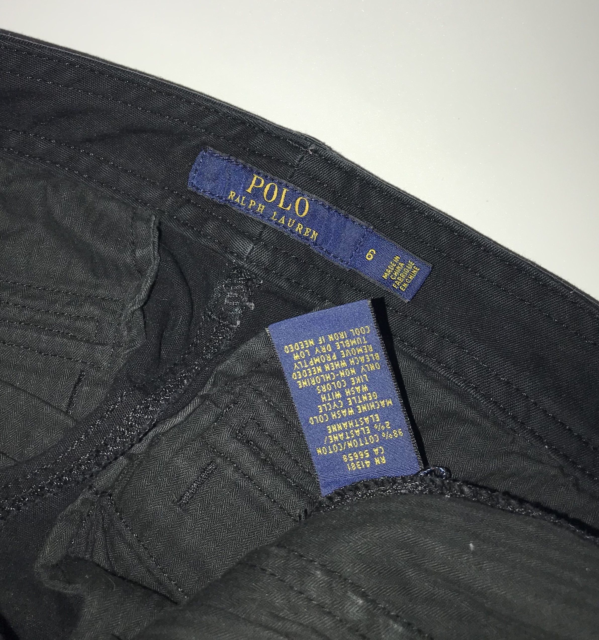 Polo Ralph Lauren Polo Ralph Lauren Womens Zipper Cargo Pants Black Skinny Size 28" / US 6 / IT 42 - 9 Thumbnail