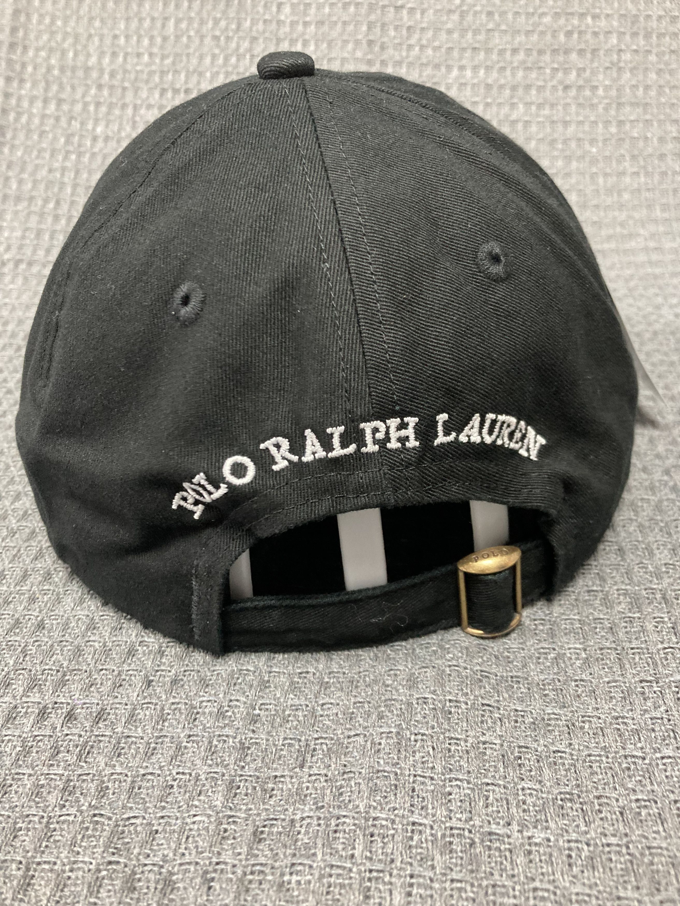 Polo Ralph Lauren black Polo Ralph Lauren hat Size ONE SIZE - 5 Thumbnail