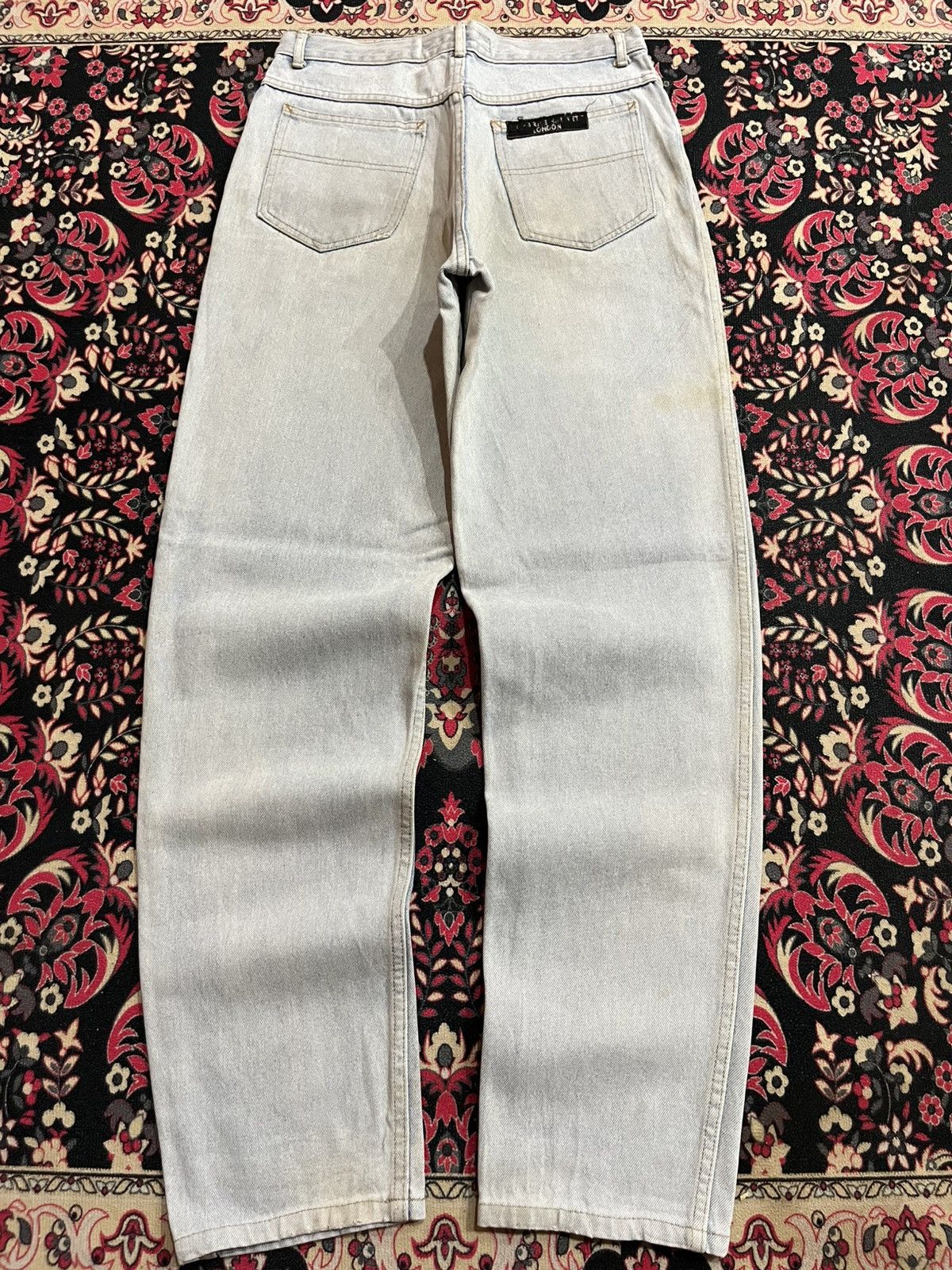 Katharine Hamnett London Katharine Hamnett London High Rise Light Blue Barrel Jeans Size 28" / US 6 / IT 42 - 2 Thumbnail