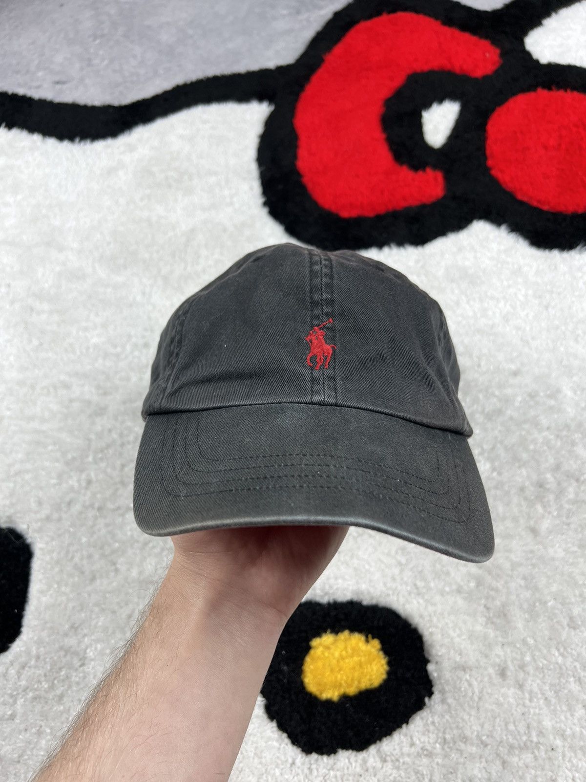 Ralph Lauren Vintage Polo Ralph Lauren Embroidered Logo Faded Y2K Cap Hat Size ONE SIZE - 2 Thumbnail