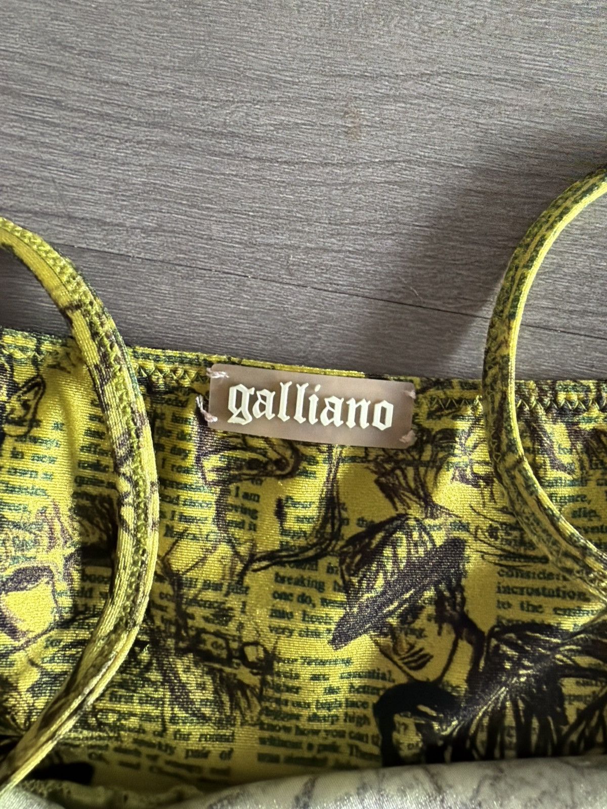 John Galliano Galliano newsprint dress Size M / US 6-8 / IT 42-44 - 3 Thumbnail