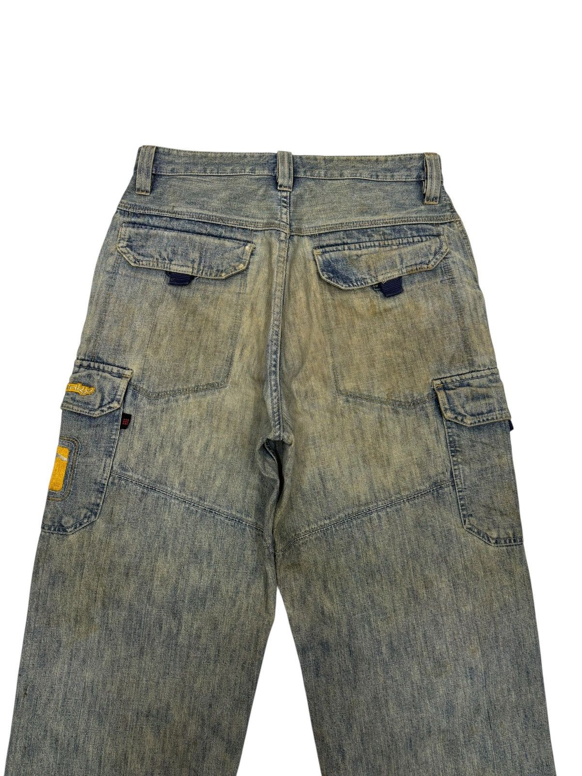 JNCO 🔥JNCO Rusty Style DrunknMunky Baggy Skater Cargo Jeans Size US 32 / EU 48 - 6 Thumbnail