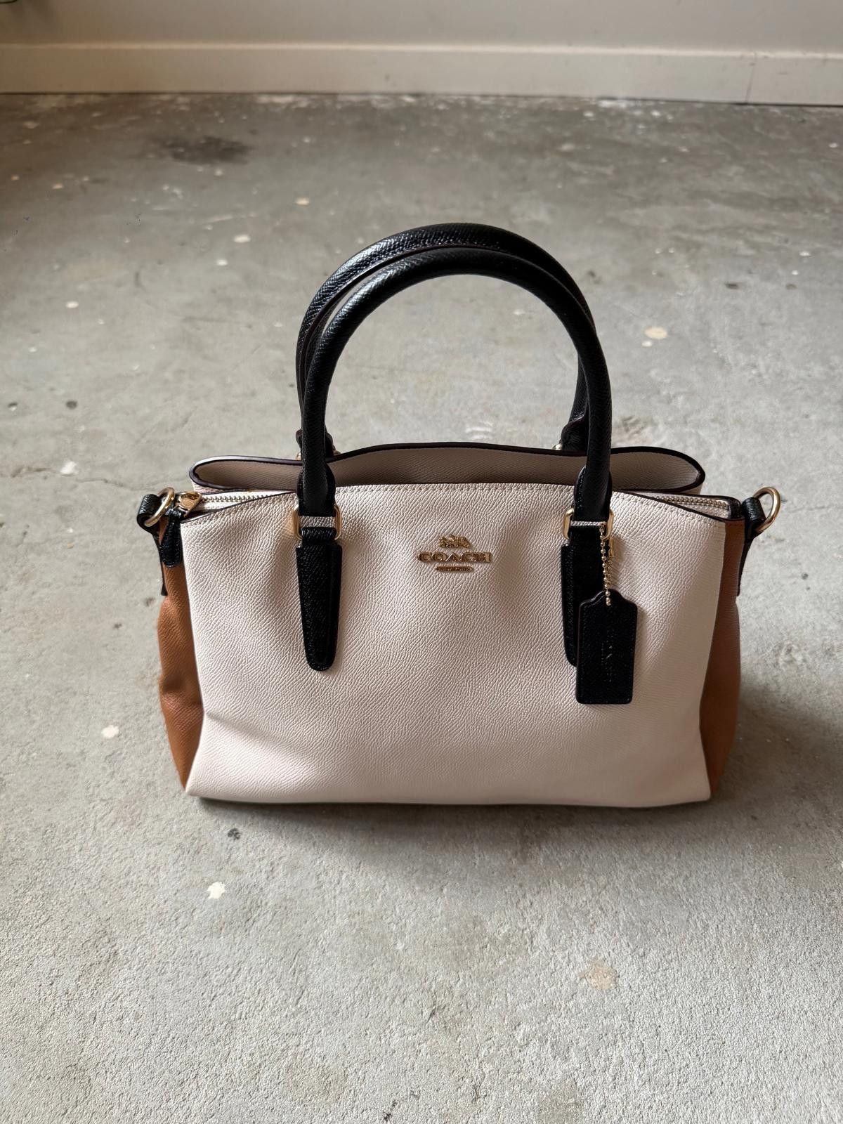 Coach Coach Margot Carryall Colorblock Shoulder Bag White Size ONE SIZE - 1 Thumbnail