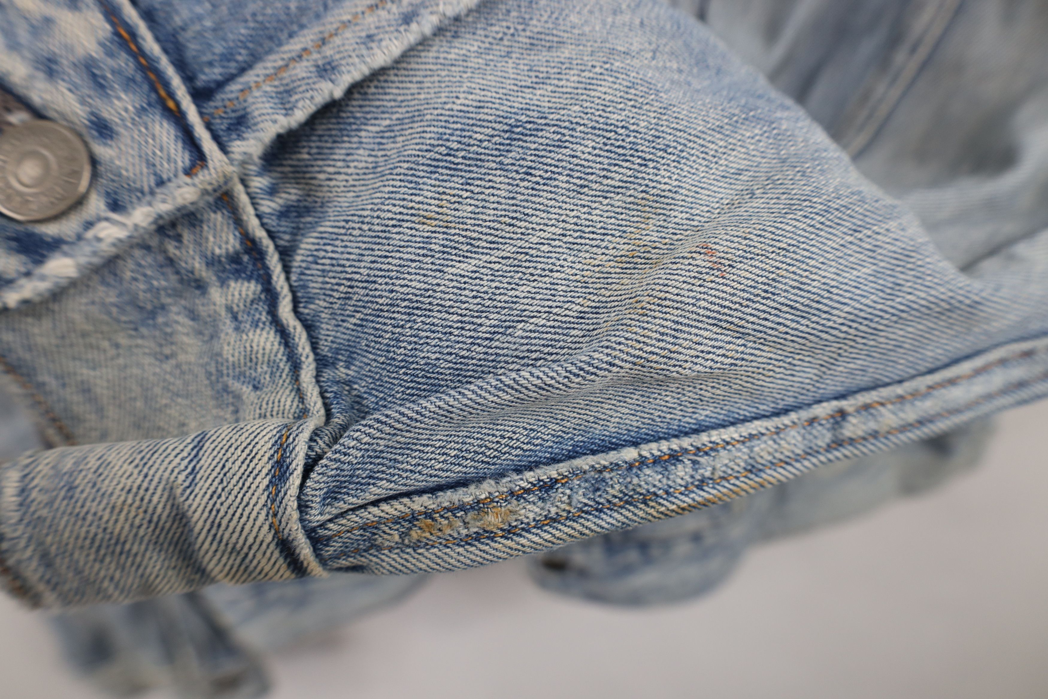 Ralph Lauren Vintage Ralph Lauren Spell Out Denim Jean Trucker Jacket Size US L / EU 52-54 / 3 - 8 Thumbnail