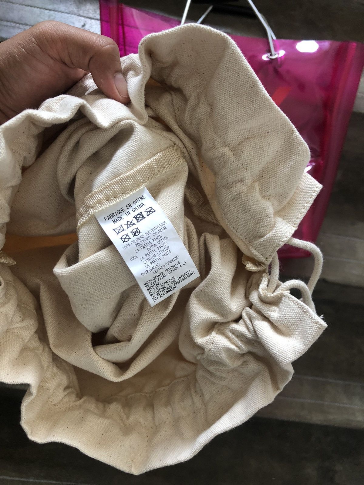 Yohji Yamamoto Rare❗️Ys by Yohji Yamamoto Big Logo Transparent PVC Tote Bag Size ONE SIZE - 13 Thumbnail