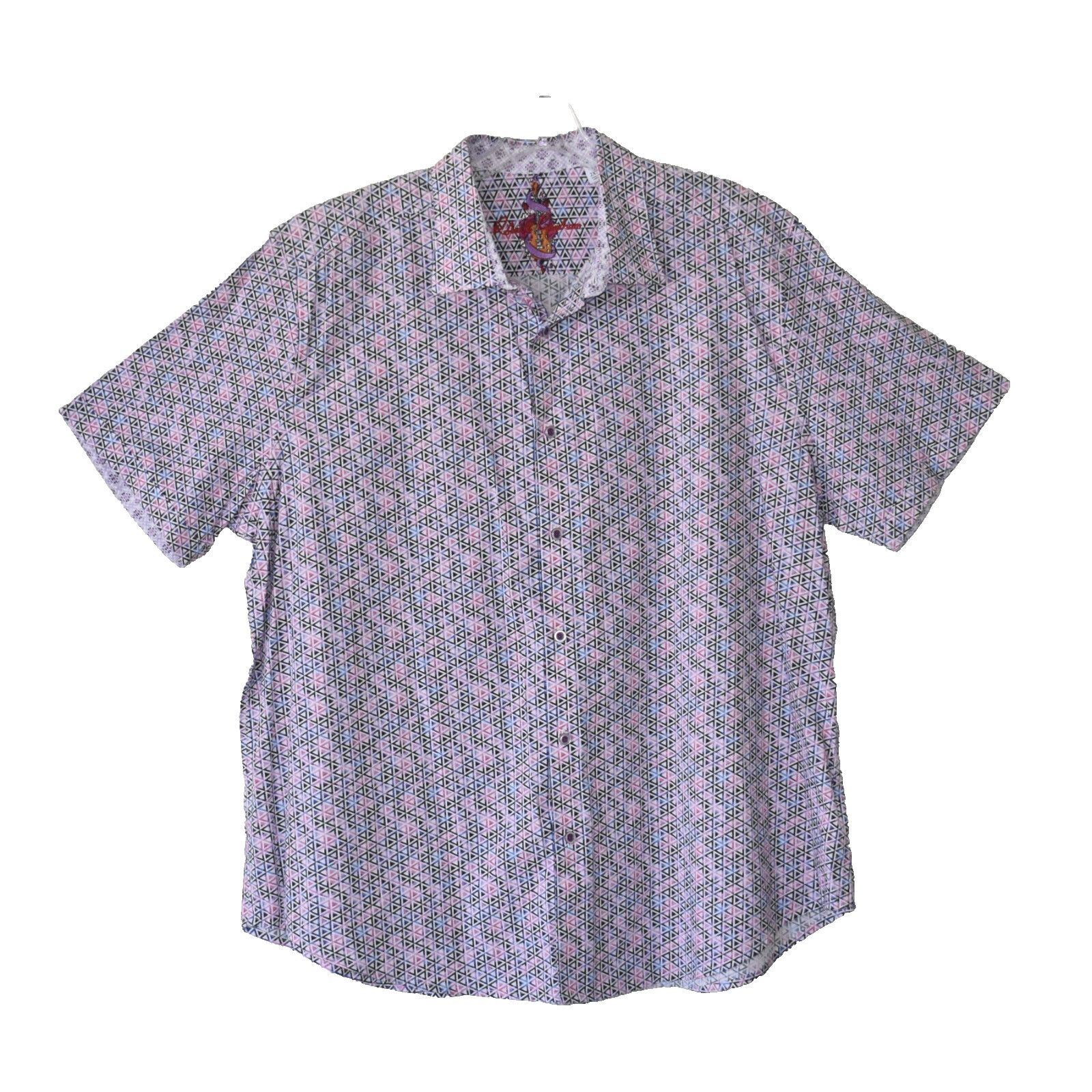 Robert Graham ROBERT GRAHAM Geometric Pattern Short Sleeve Shirt Size 2XL Size US XXL / EU 58 / 5 - 1 Thumbnail