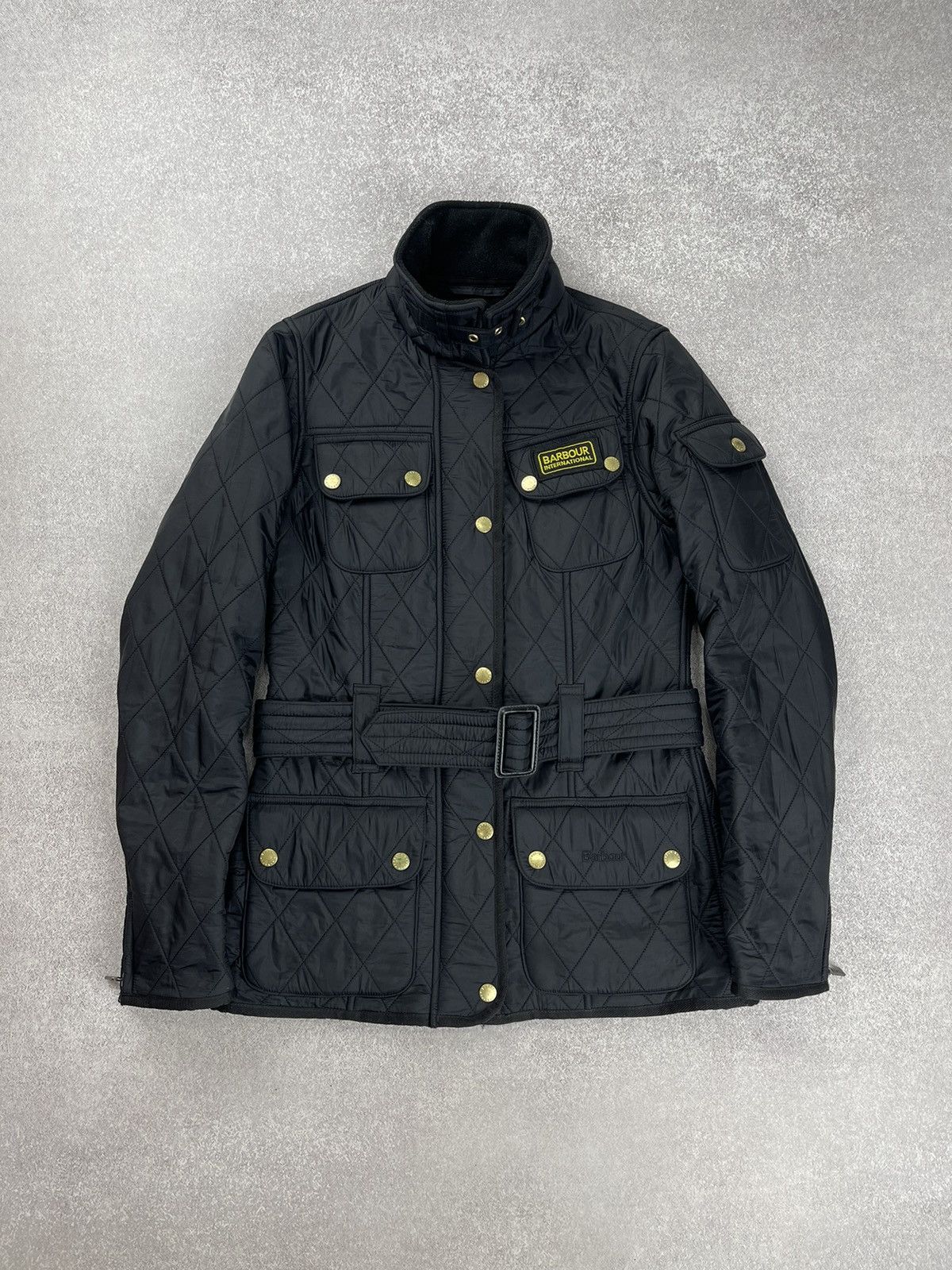Barbour Barbour International Black Polar Quilted Jacket Size 6 Size XS / US 0-2 / IT 36-38 - 2 Thumbnail