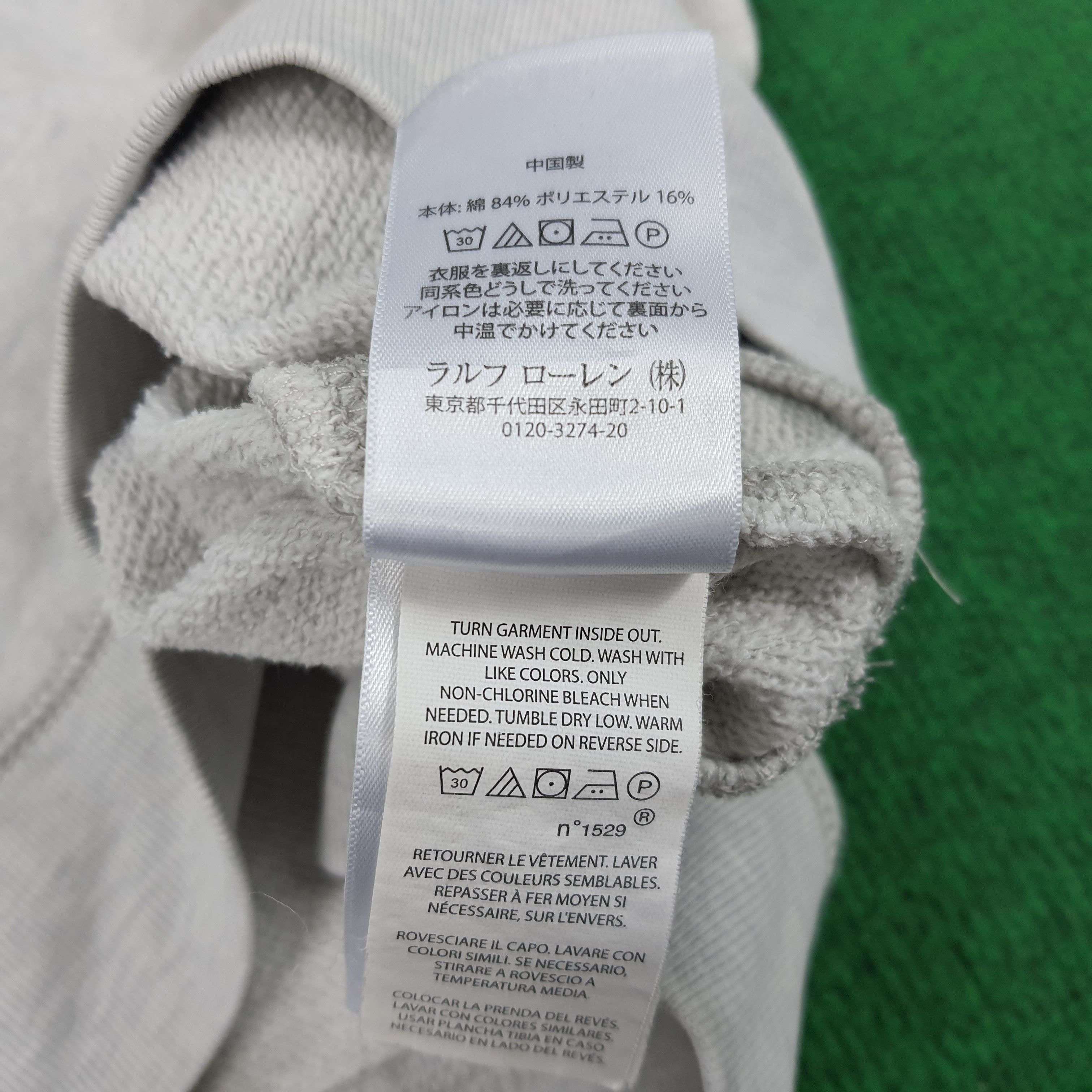 Polo Ralph Lauren × Vintage Vintage Polo Ralph Lauren Sweatshirts Size M / US 6-8 / IT 42-44 - 7 Thumbnail