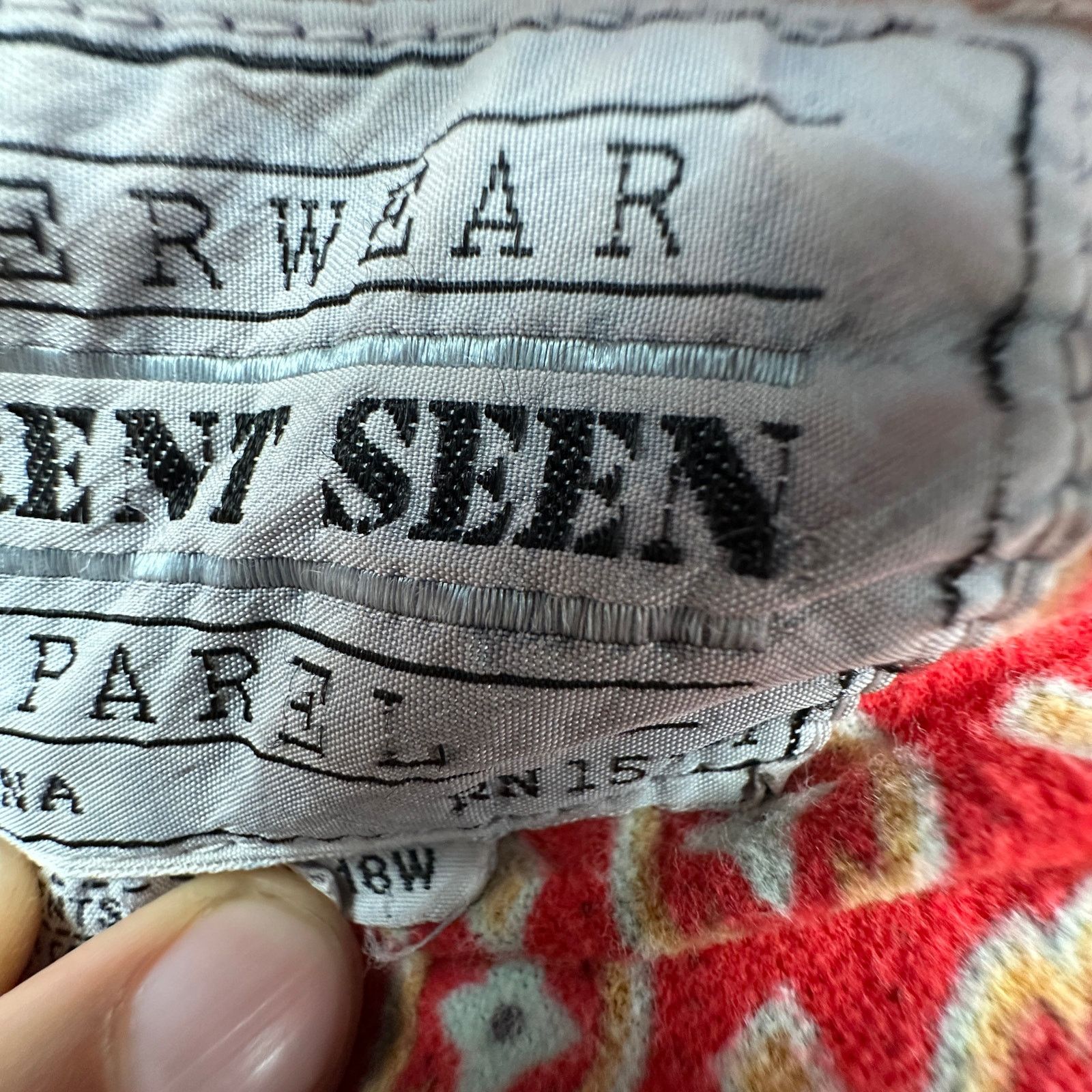 Other VTG Current Seen Denim Floral Lined Zip Bomber Jacket 18W 2X Size XXL / US 16-18 / IT 52-54 - 11 Thumbnail