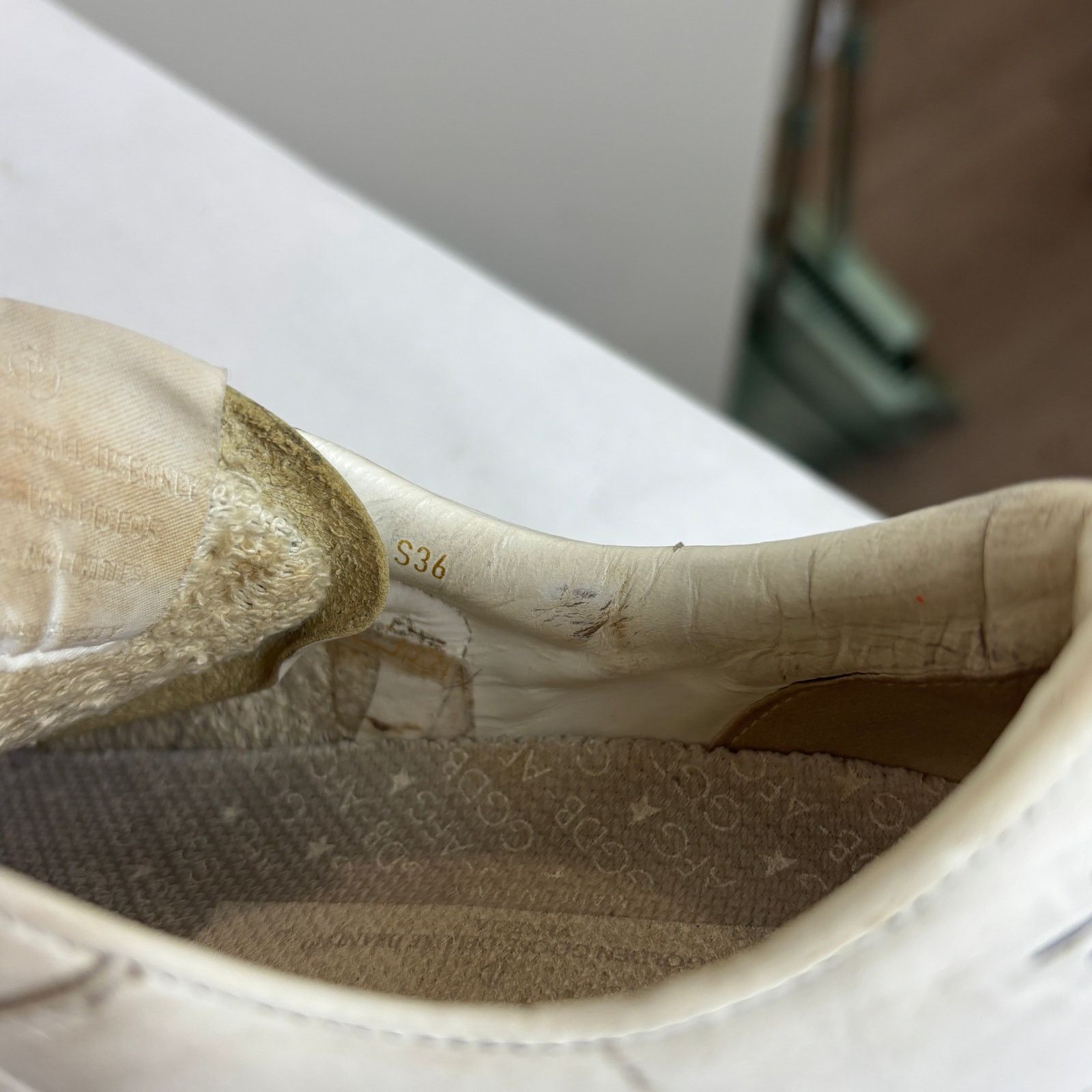 Golden Goose Golden Goose GGDB Stardan Leather Low Top Sneakers Womens 36 Size US 6 / IT 36 - 12 Thumbnail