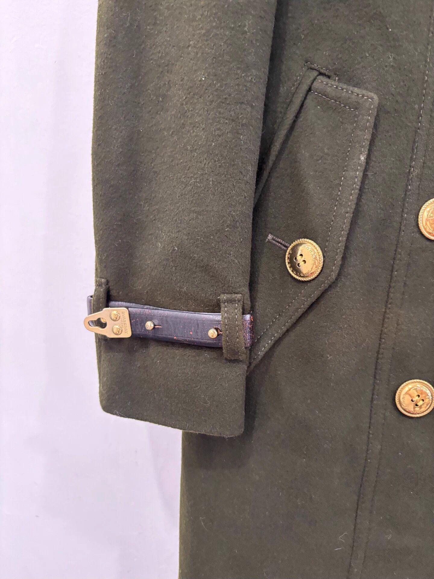 Burberry Burberry London women's green Horseferry coat UK4 Size XS / US 0-2 / IT 36-38 - 4 Thumbnail
