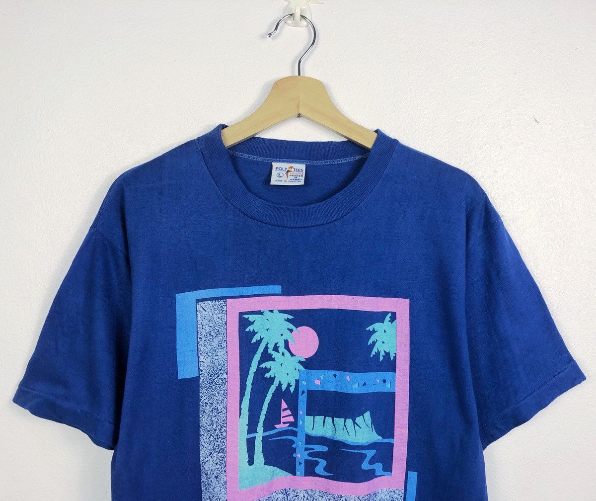 Vintage Rare Vintage 80s Hawaii Poly Tees Tee Size US L / EU 52-54 / 3 - 2 Thumbnail