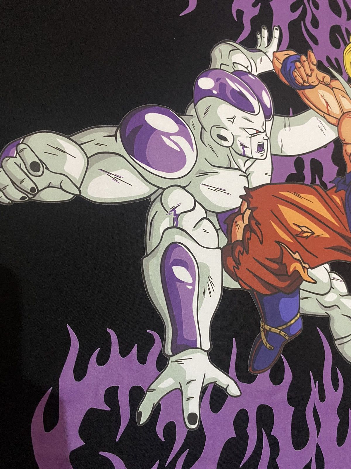 Japanese Brand 🔥RARE🔥 Dragon Ball Z Goku Vs Frieza boot tee anima movie Size US L / EU 52-54 / 3 - 9 Thumbnail