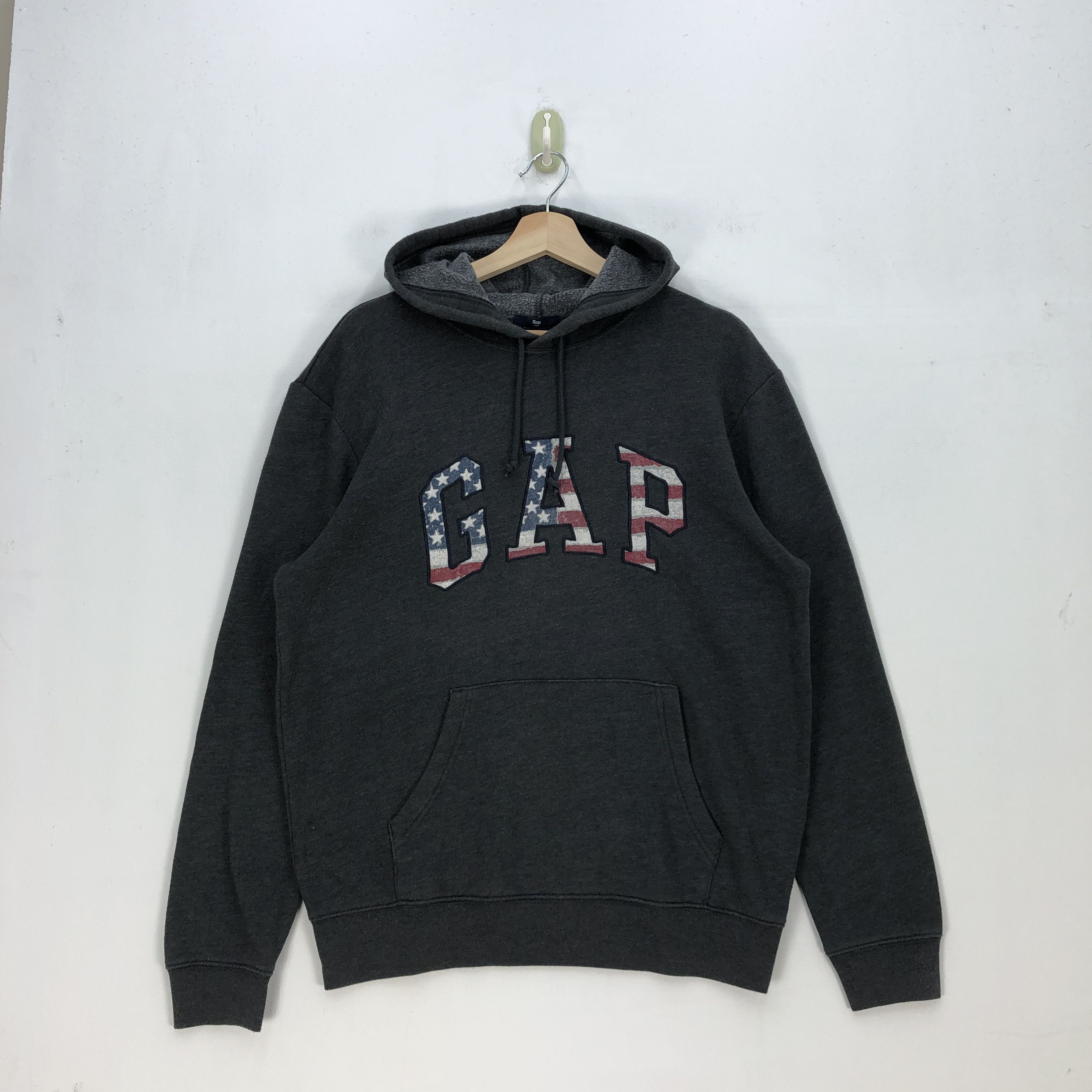 Gap Vintage GAP Hoodie Sweater Gap USA Flag Script Sweatshirt Size US M / EU 48-50 / 2 - 3 Thumbnail
