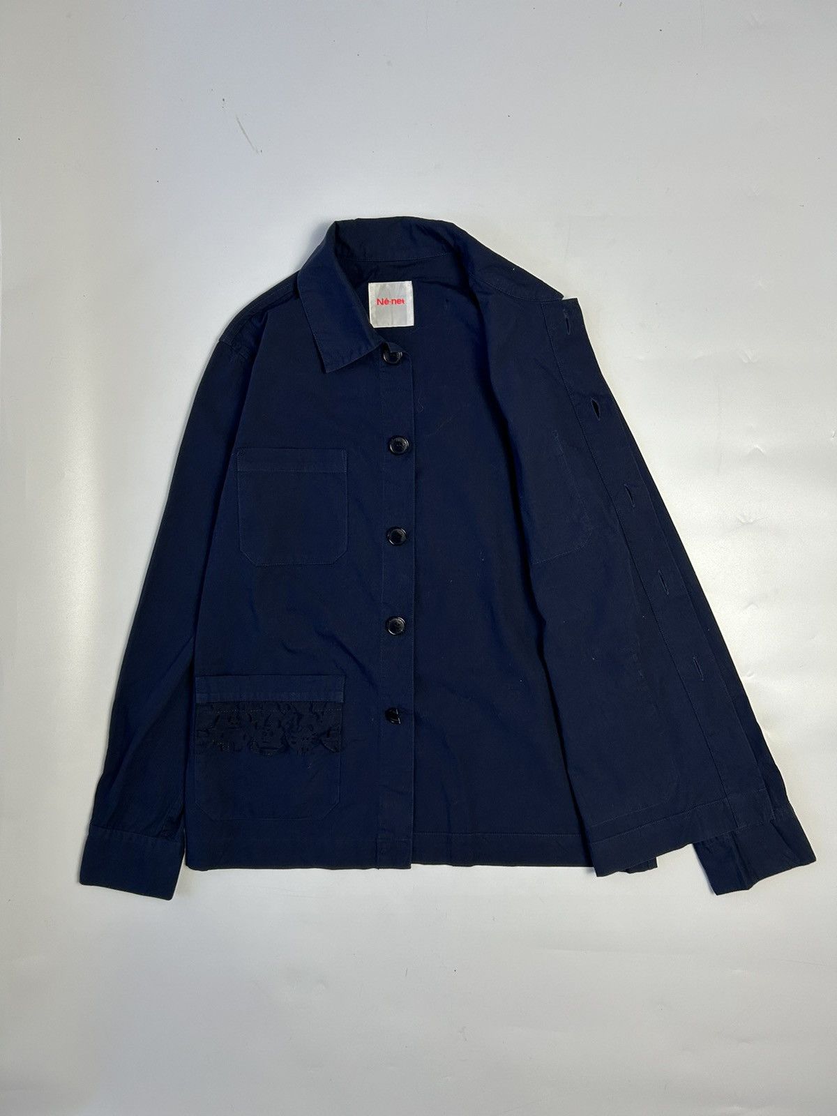Designer × Issey Miyake × Japanese Brand NÉ-NET ISSEY MIYAKE LONG SLEEVE BUTTON UP SHIRT Size ONE SIZE - 2 Thumbnail