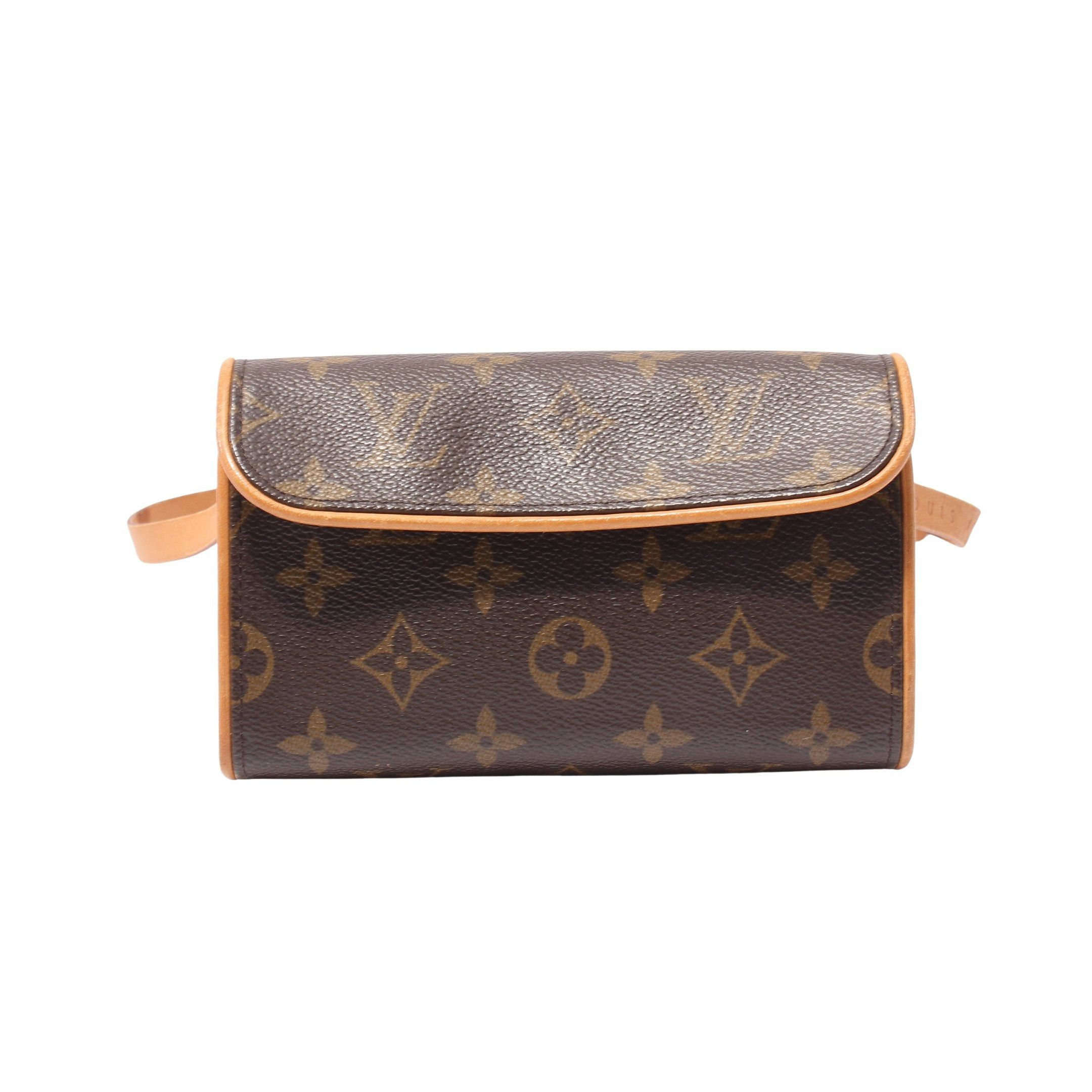 Louis Vuitton Louis Vuitton Pochette Florentine Monogram Body Bag Waist Leather Brown With Xs Size Belt Size ONE SIZE - 1 Thumbnail